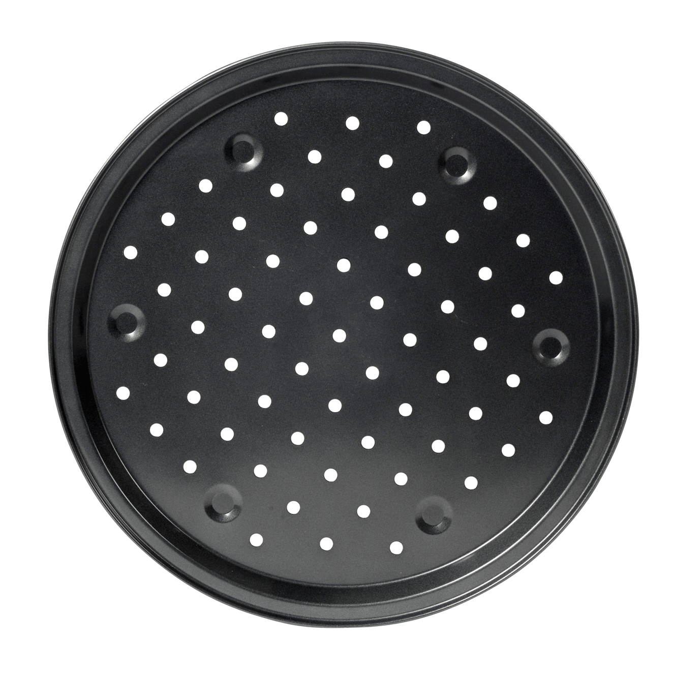 MARGARITHA Plaque de cuisson pour pizza gris foncé