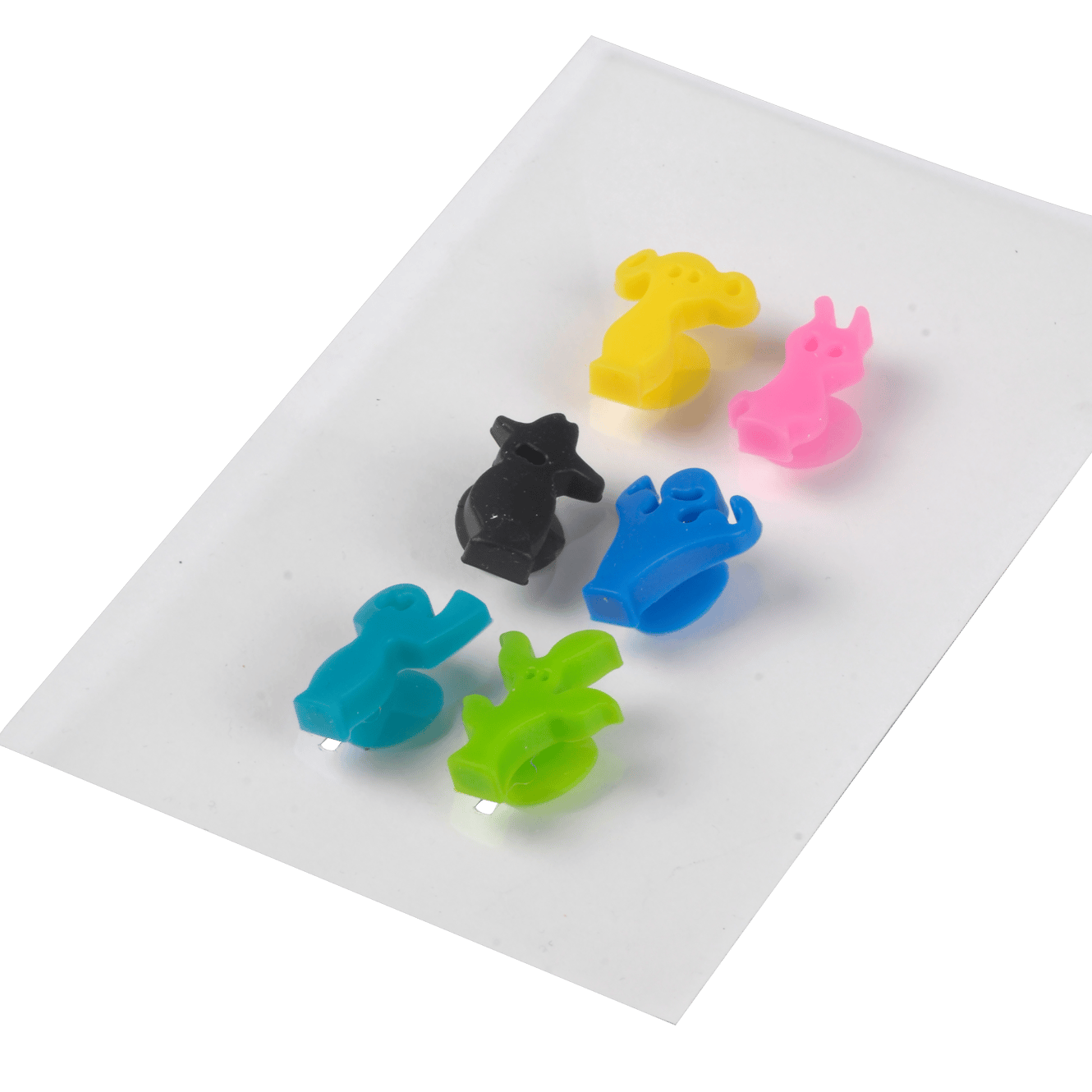 VACUVIN Glasmarkierer Set von 12 Diverse Farben