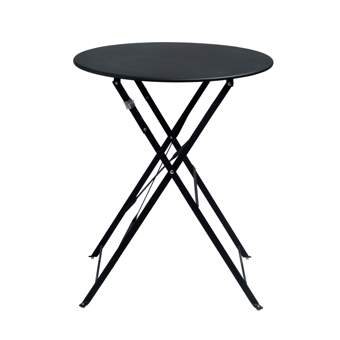 IMPERIAL Vouwtafel rond zwart