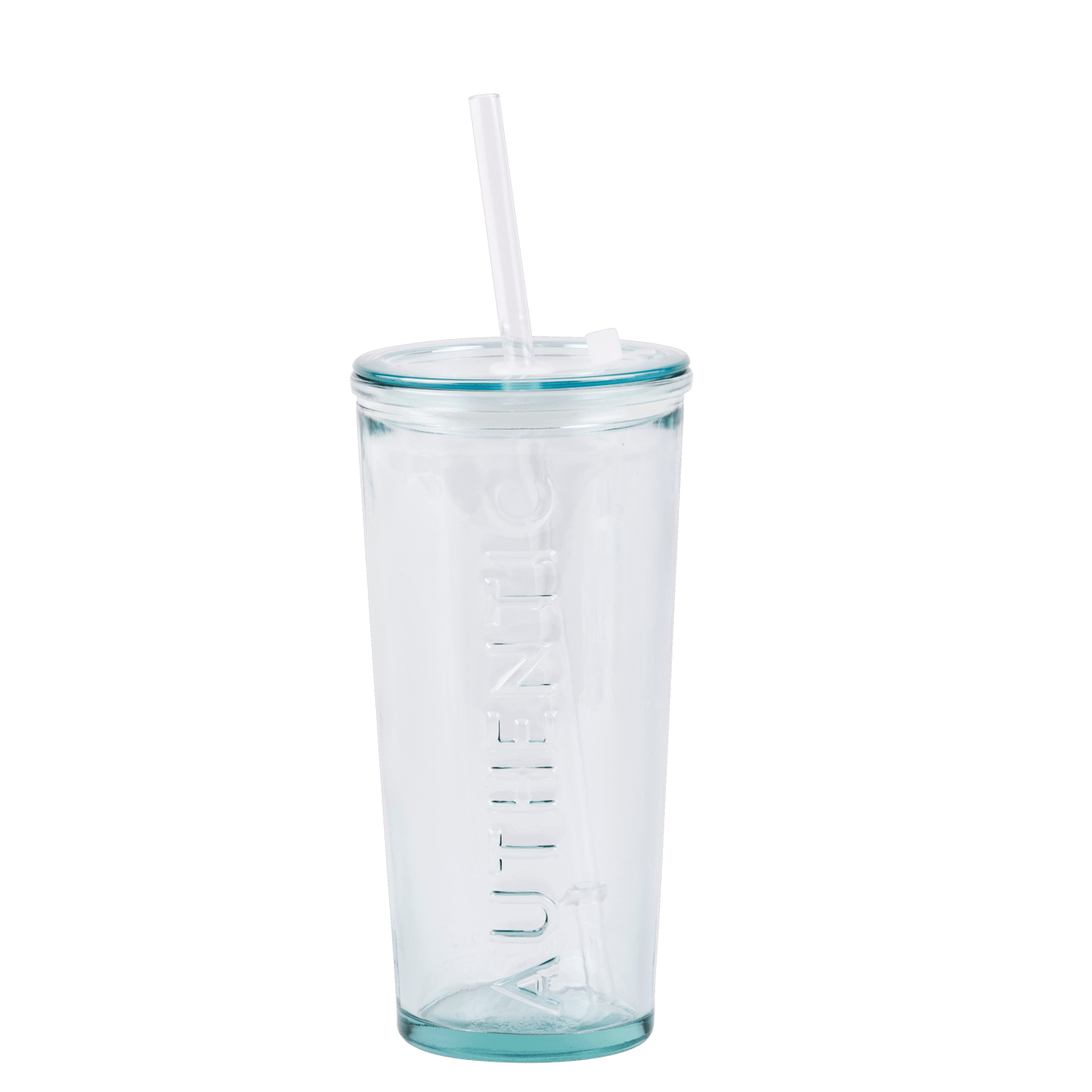 AUTHENTIC Verre avec paille transparent - set de 6 