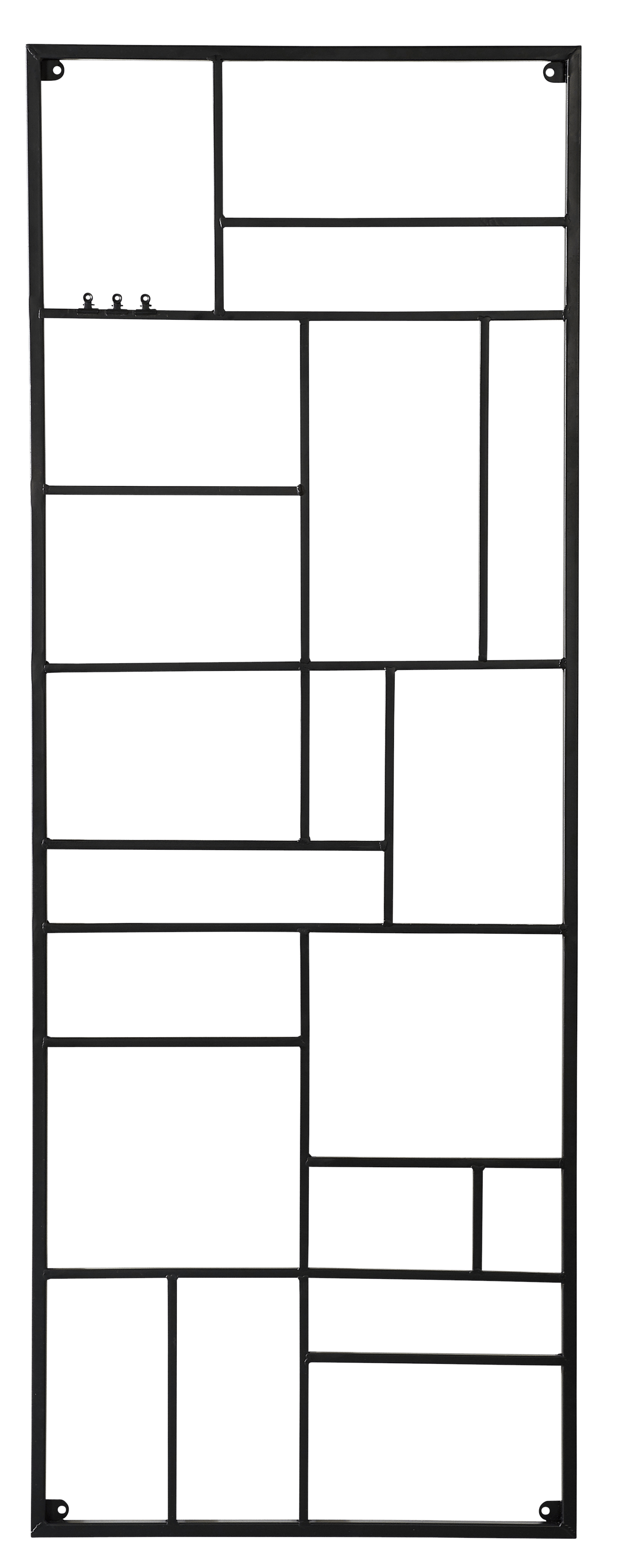 MODULAR Estantería de pared negro