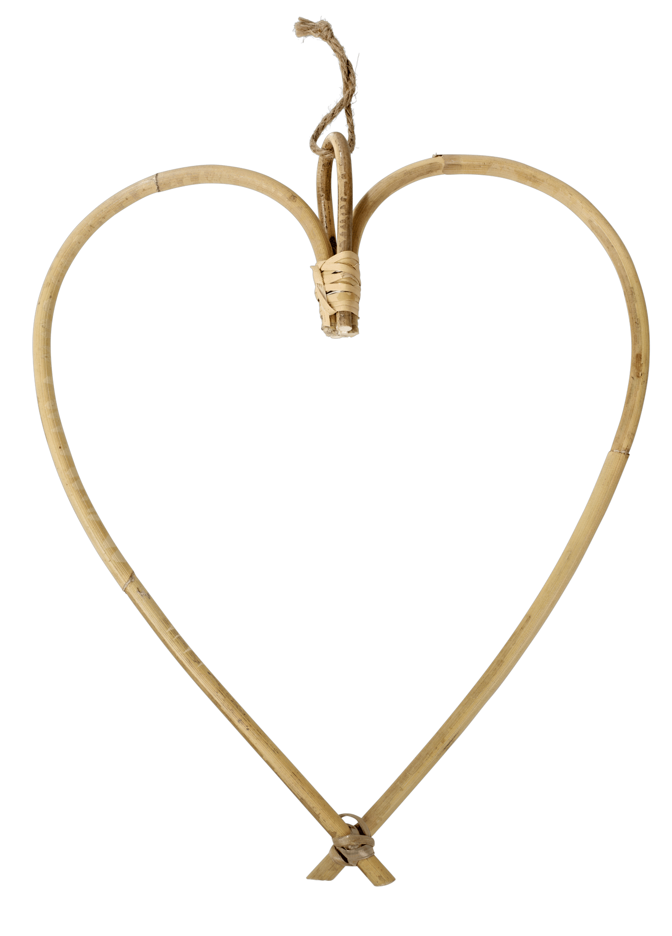 HEART Hangdecoratie naturel