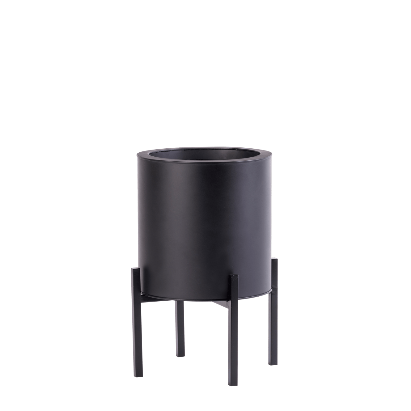 LOUNGE Pot de jardin noir