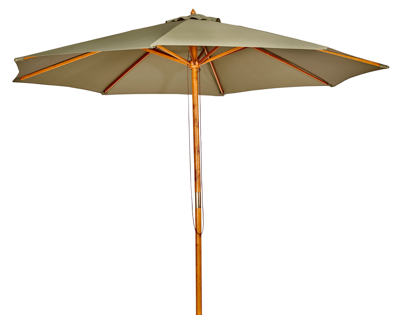 WOOD Parasol sans pied de parasol vert