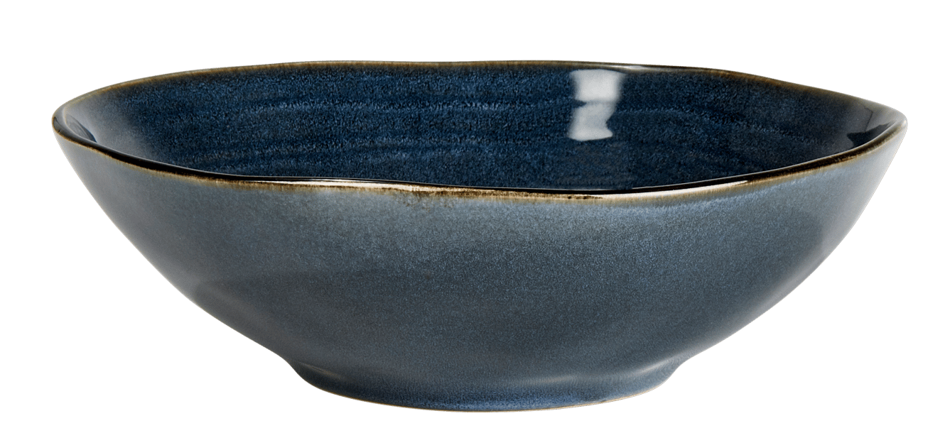 EARTH OCEAN Assiette creuse bleu