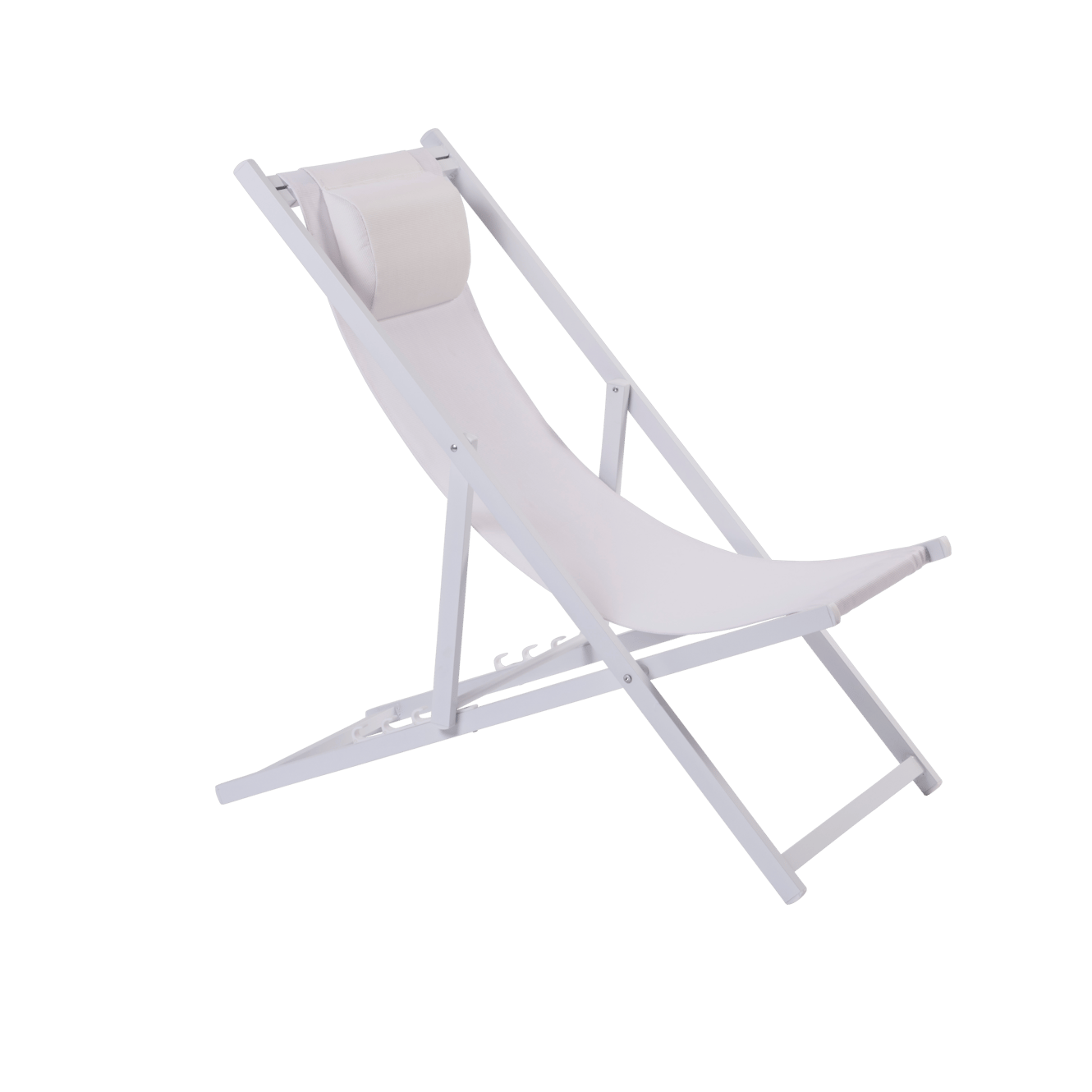 MONTEREY Chaise pliante blanc