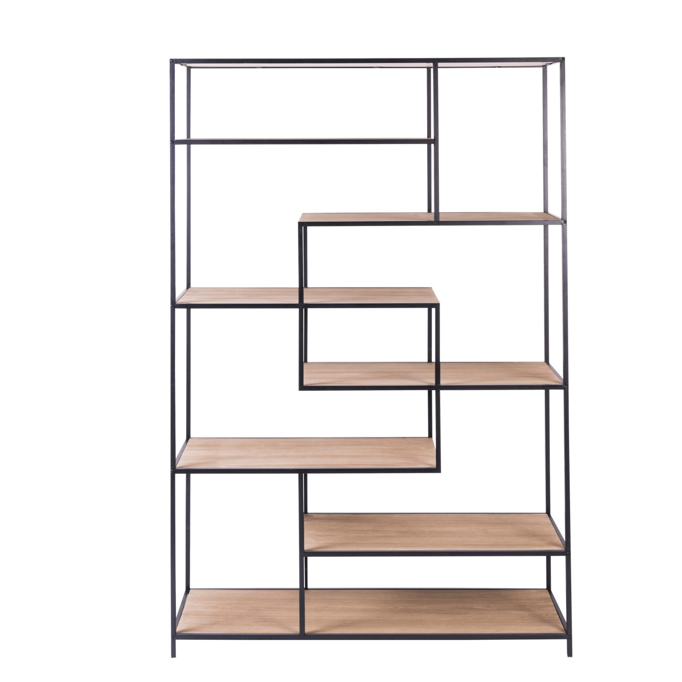 TRAPP Scaffale da parete nero