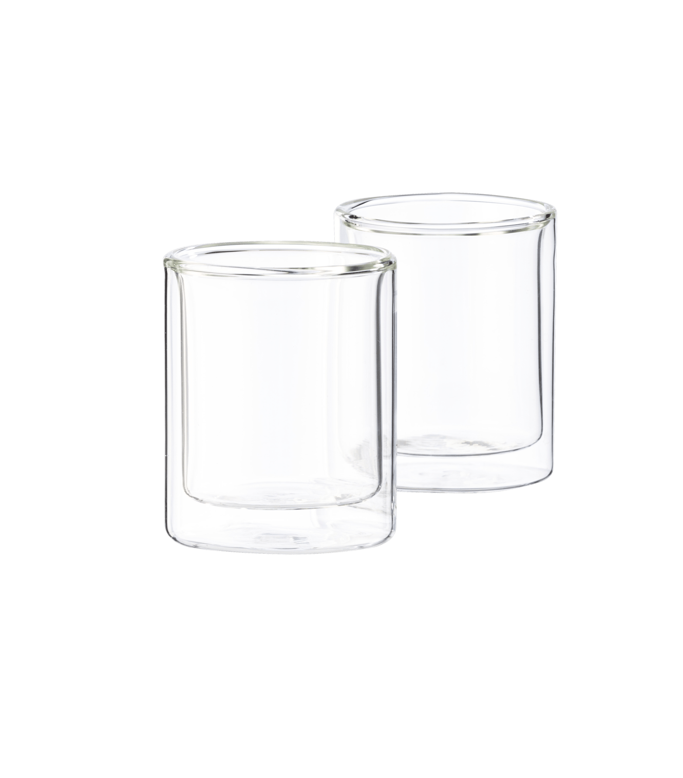 RELAX Vaso de doble pared juego de 2 12 CL transparente