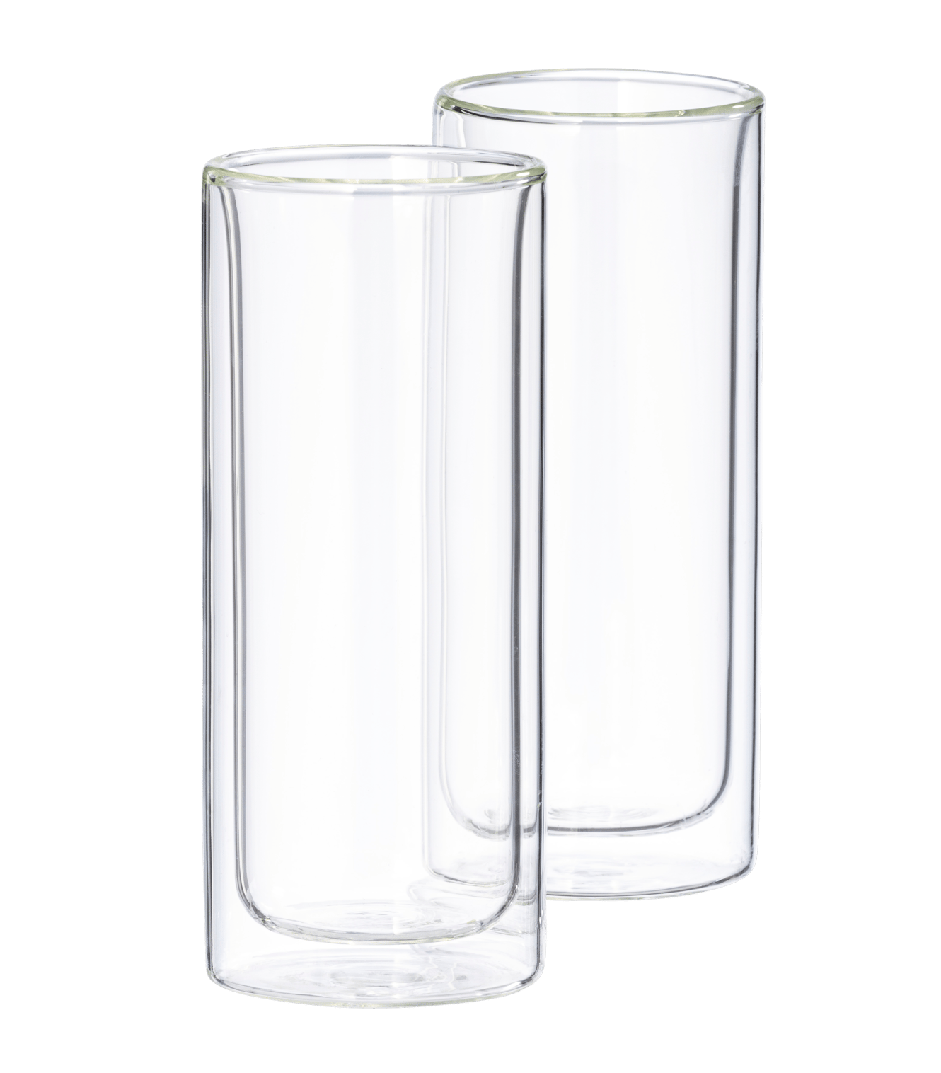 RELAX Vasos de doble pared juego de 2 30 C transparente