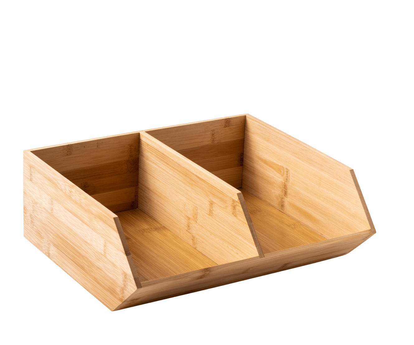 BAMBOO Organisateur empilable naturel