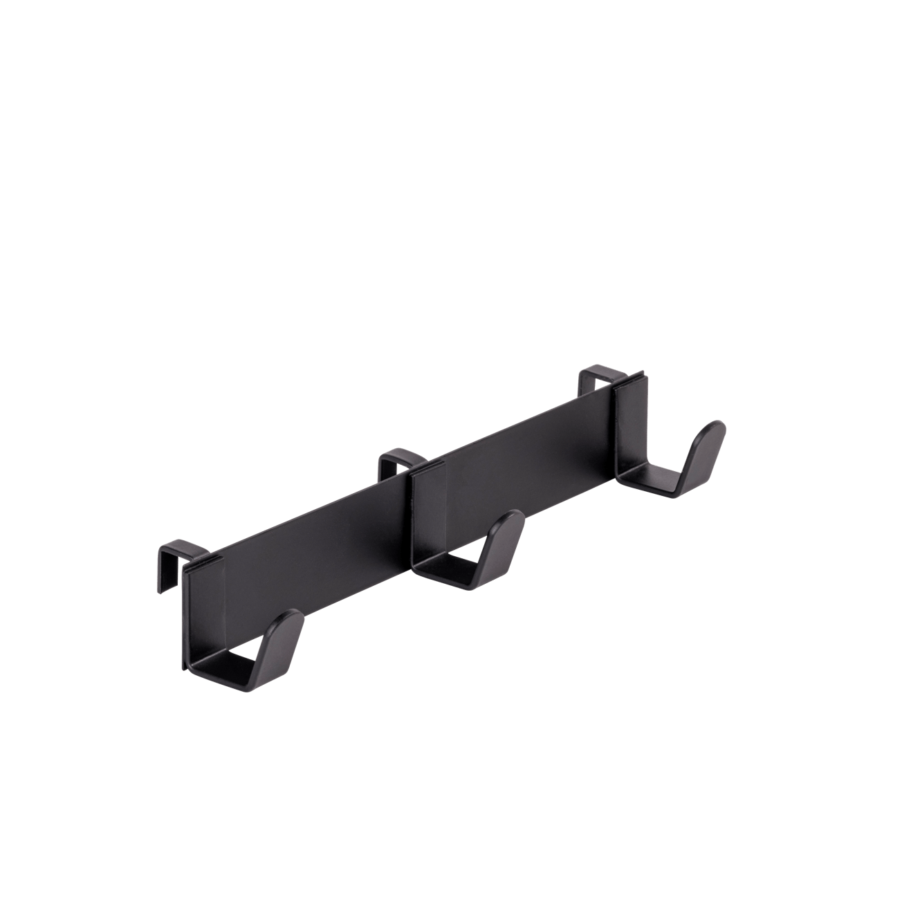 MODULAR Appendiabiti con 3 ganci nero