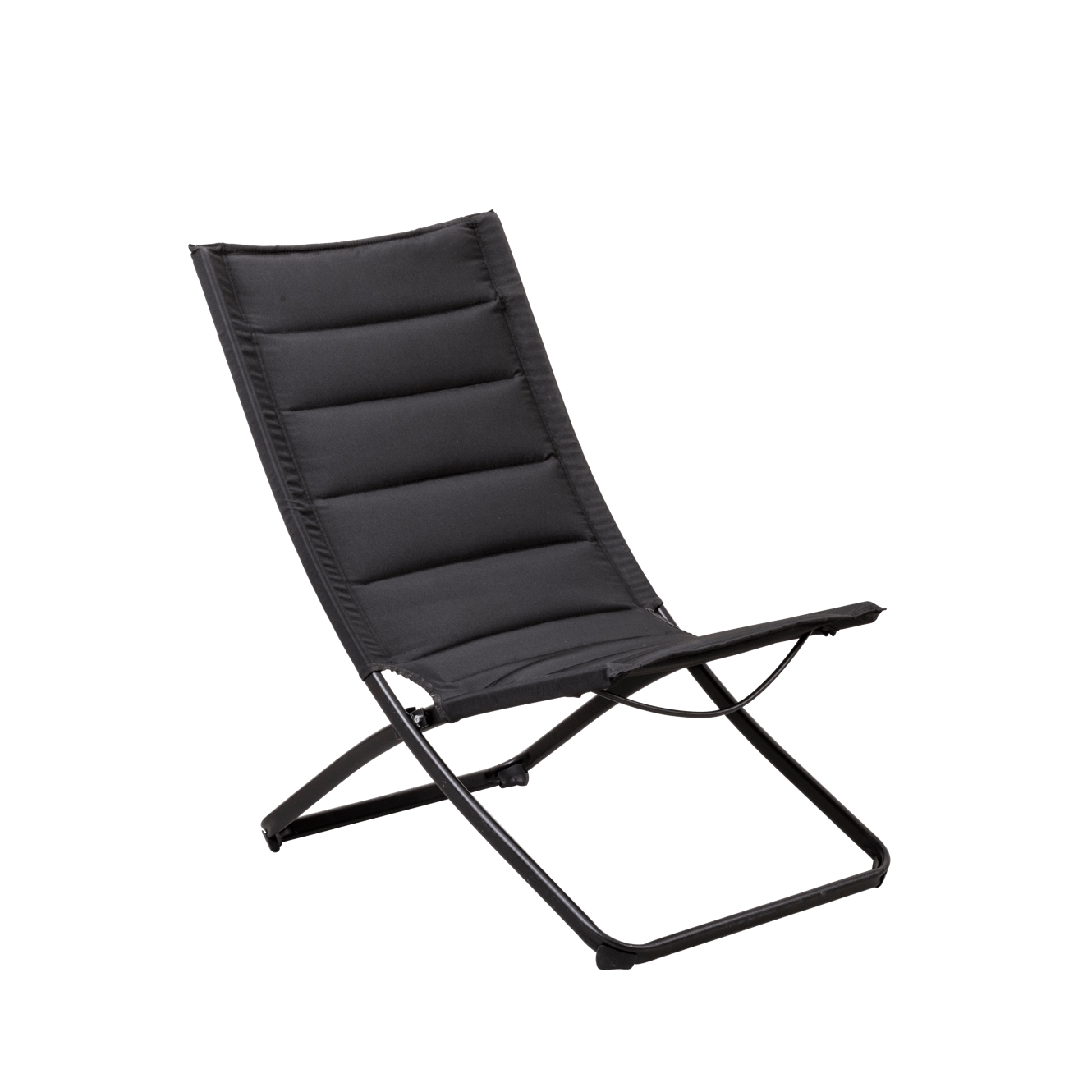 LIZA Chaise pliante noir