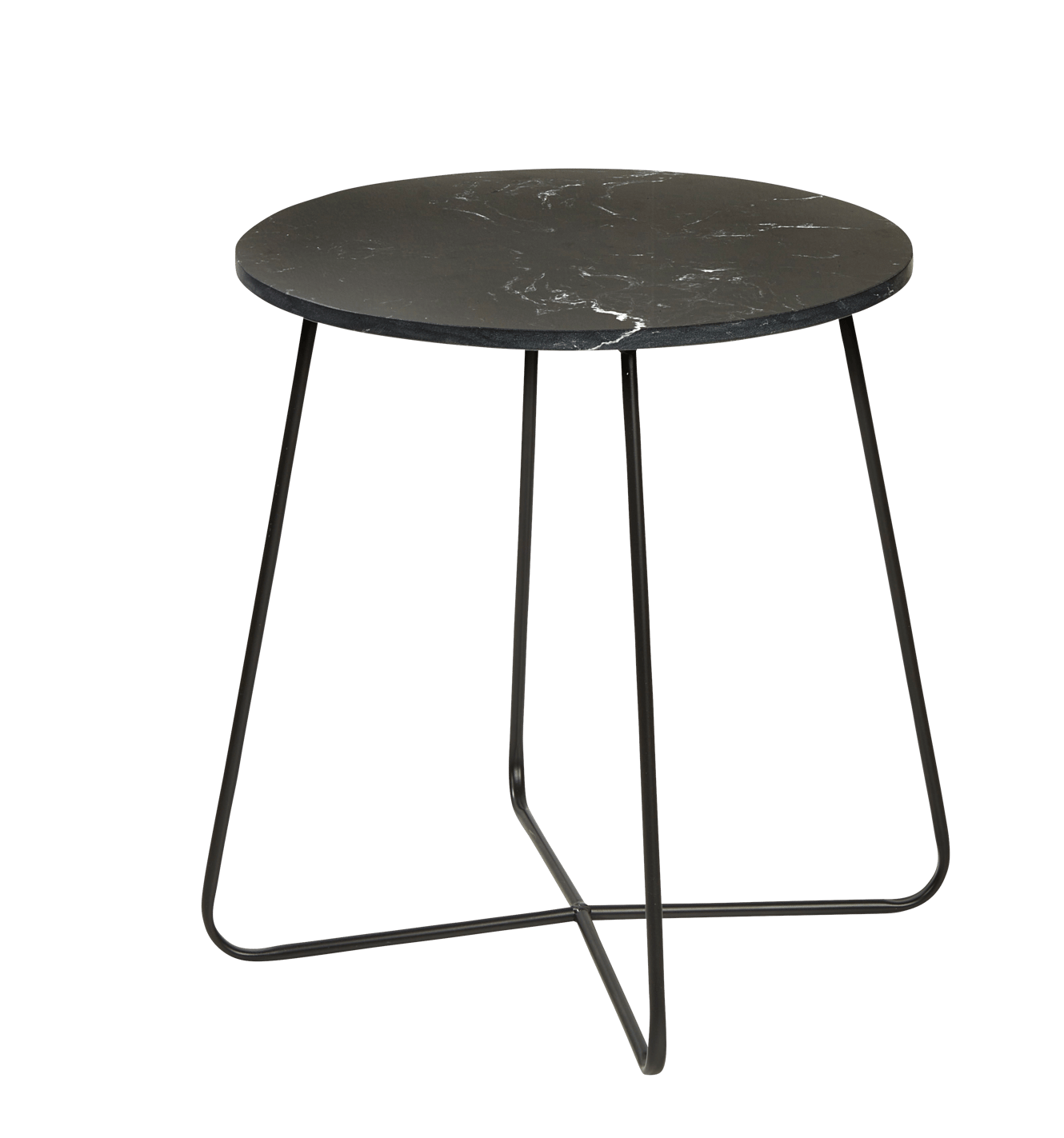 MARBO Table d'appoint motif de marbre