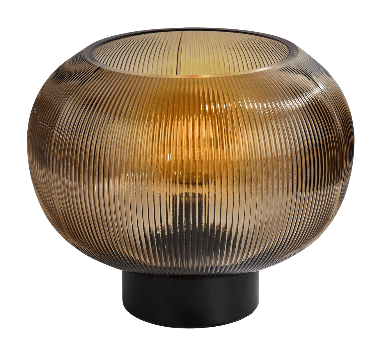 VINTO Lampe de table ambre transparent