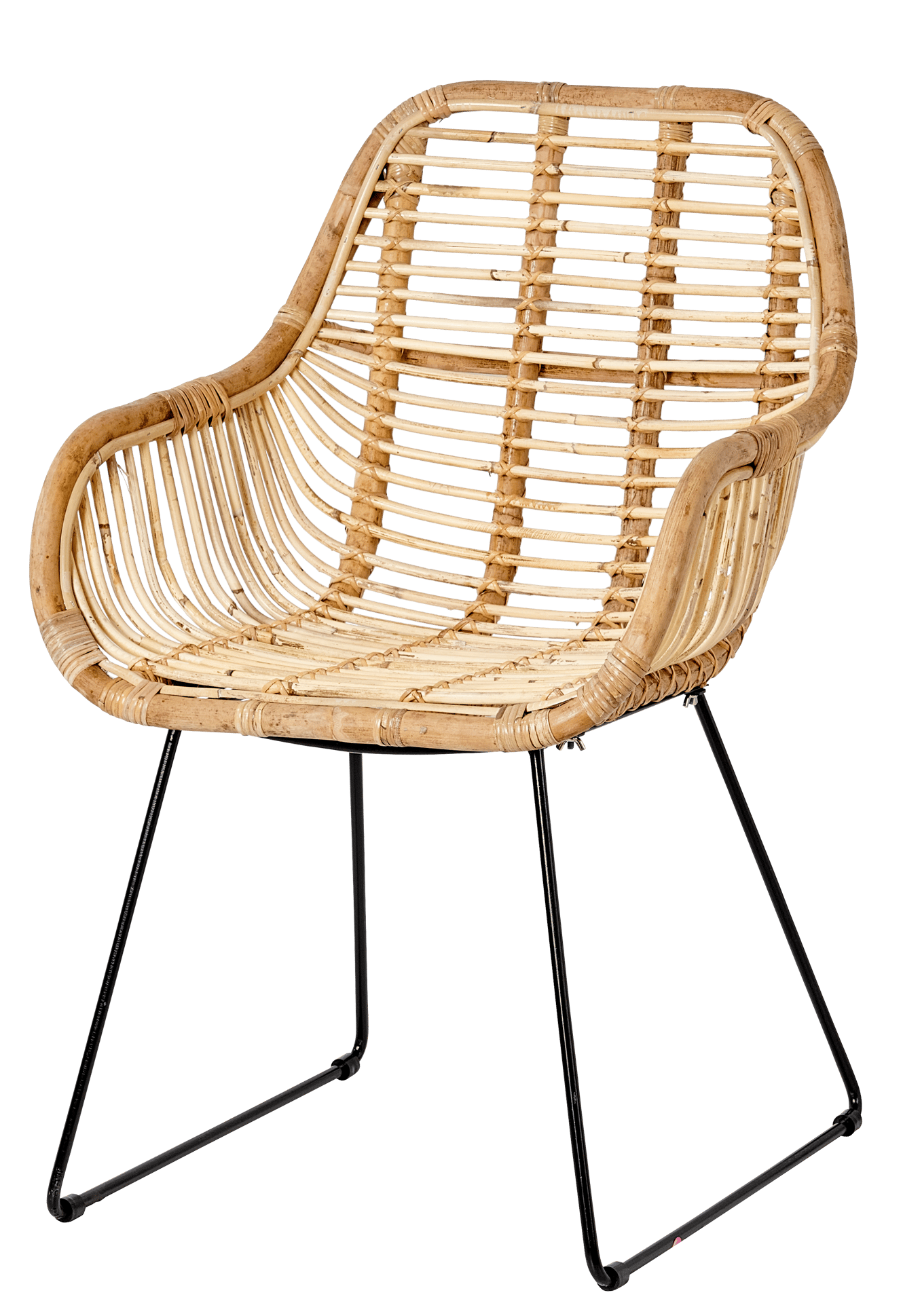 ROTAN Chaise de salle à manger naturel