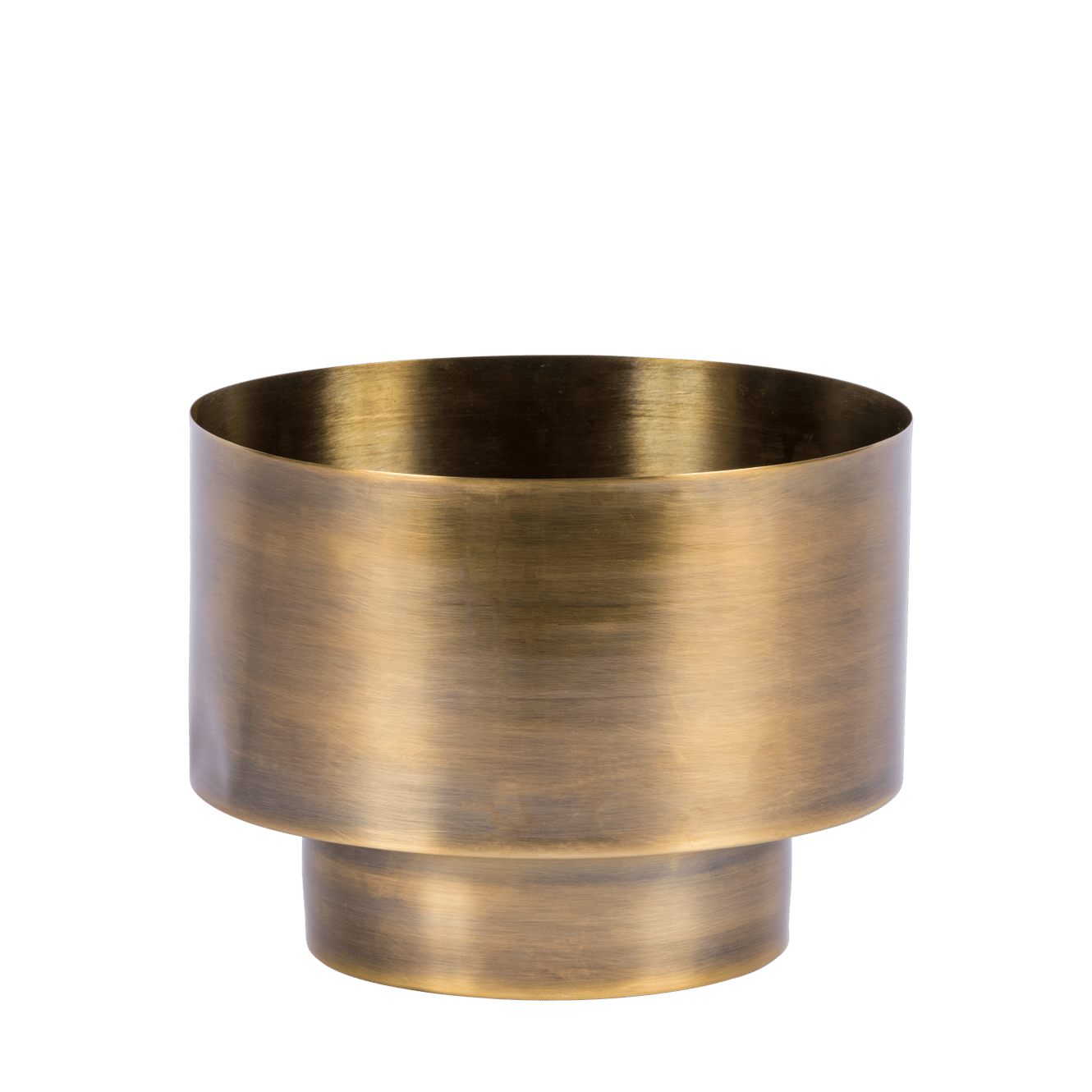 SATURN Blumentopf Bronze