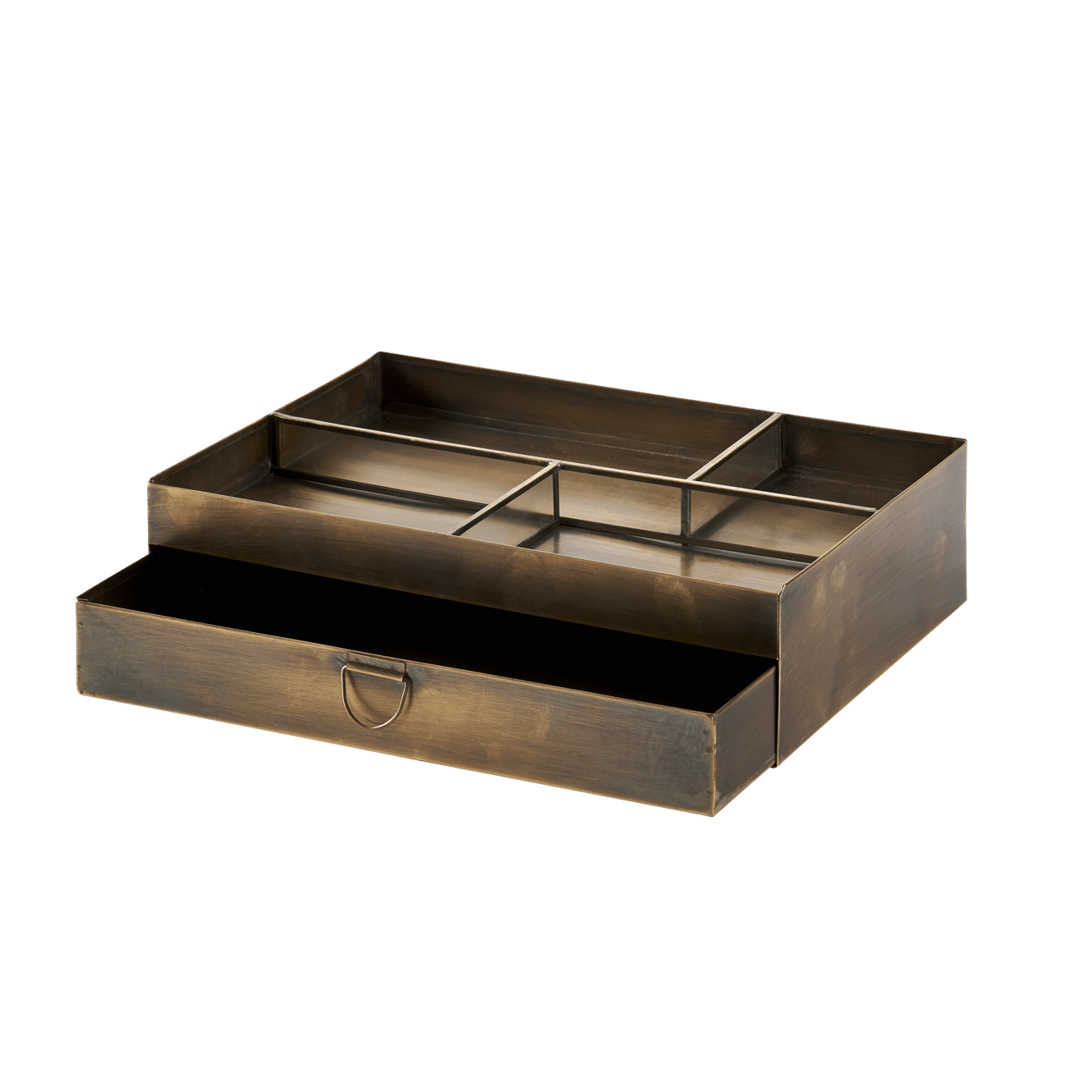 BRASS Organisateur de bureau bronze