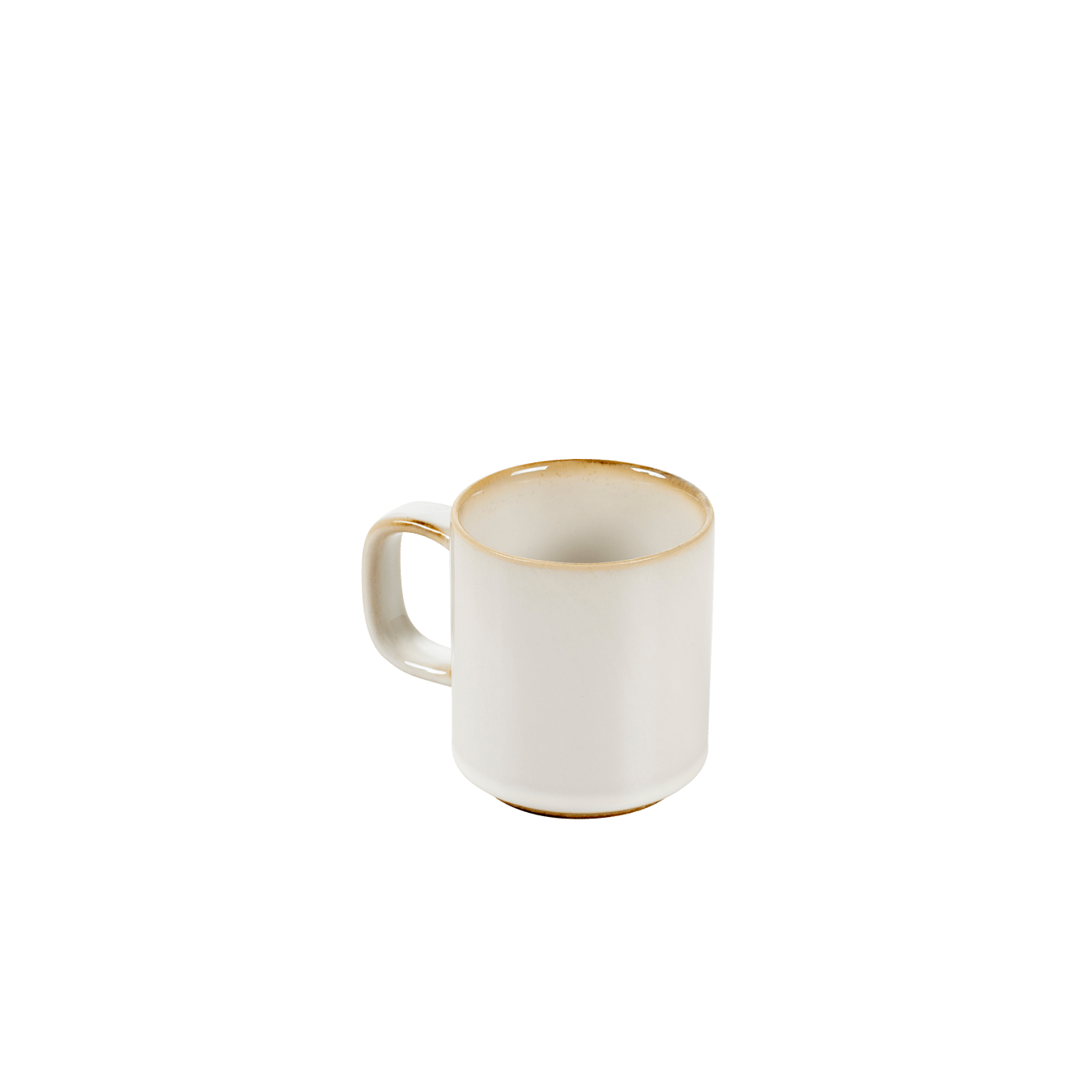 MINERAL MARBLE Caneca com pega 20 CL branco - conjunto de 4 