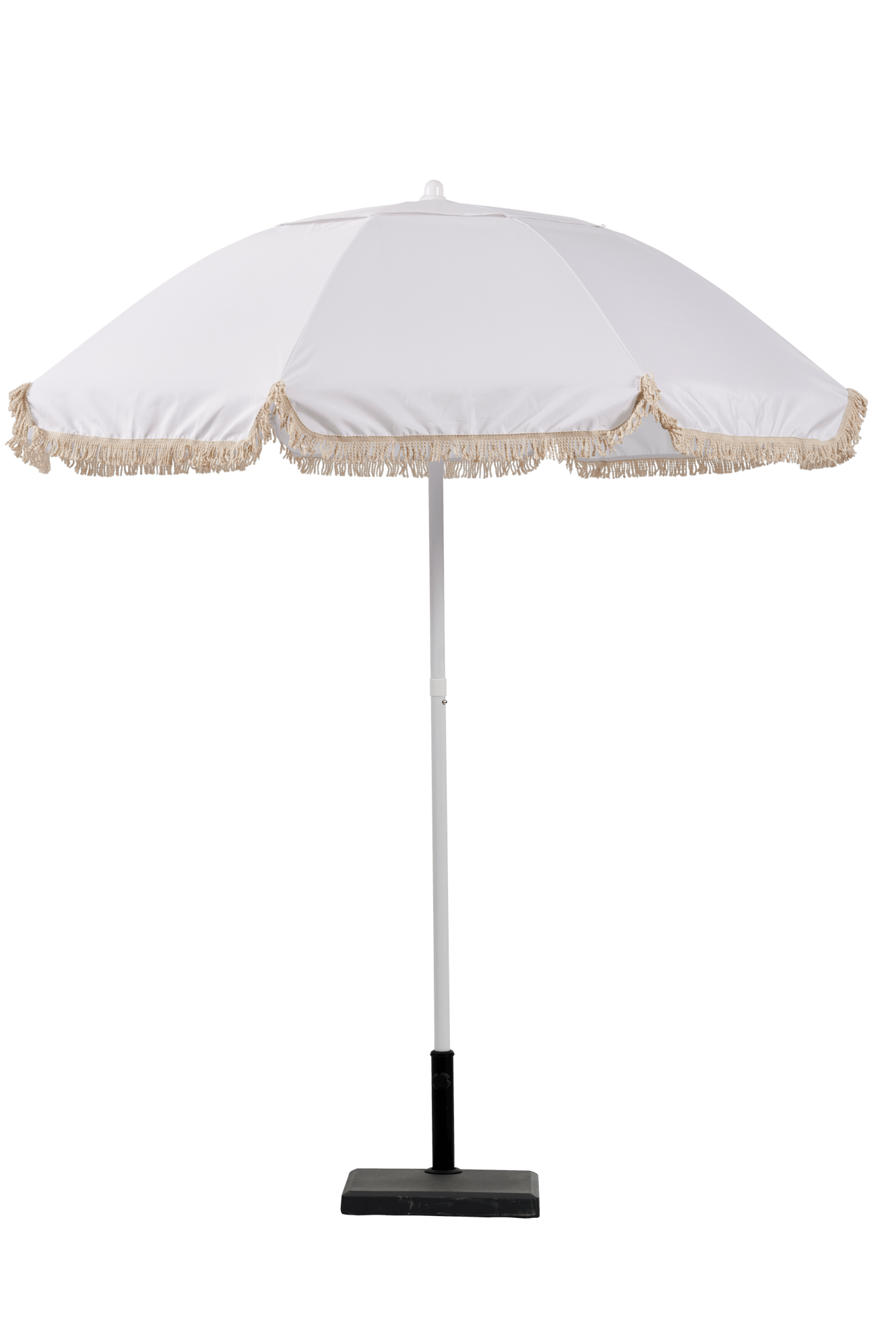 FRANJA PARASOL zonder parasolvoet wit