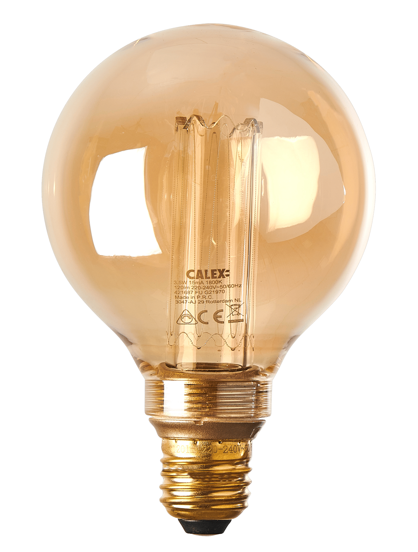 CALEX Lampe globe LED E27 1800K