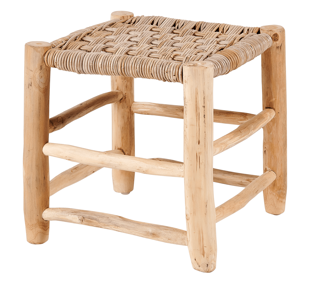 KANAI Tabouret 2 tailles tabouret grand naturel