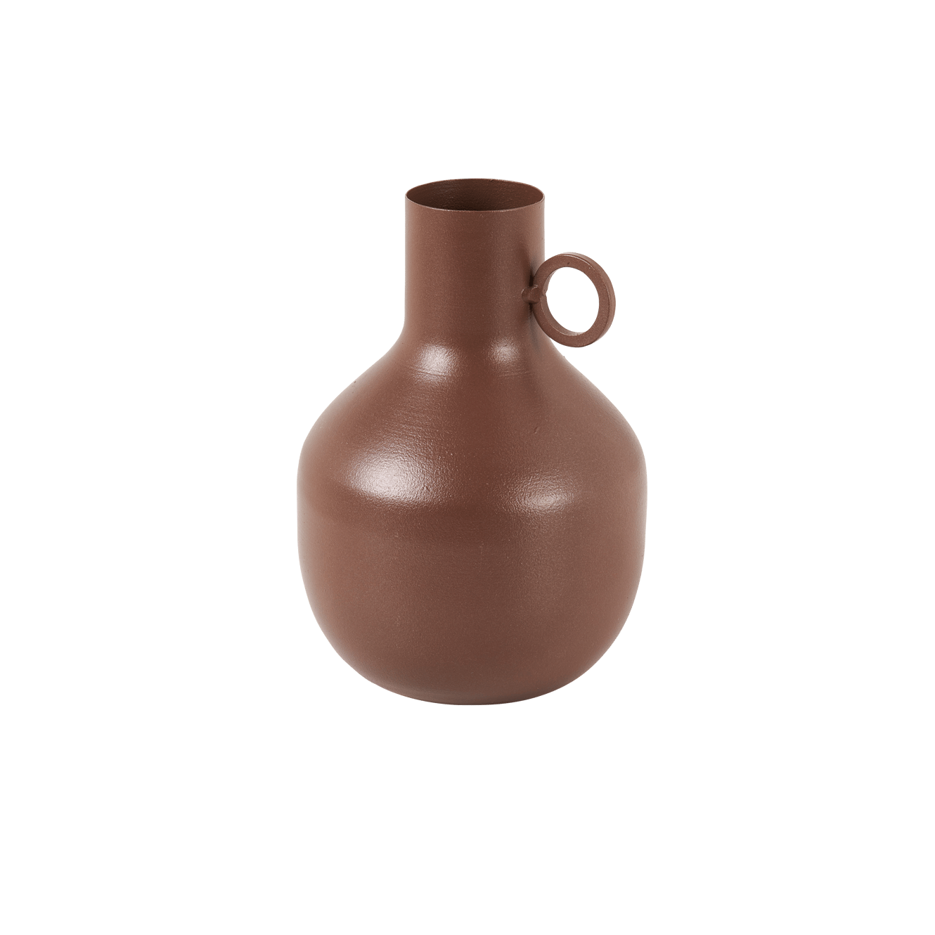 RONDO Vase brun foncé