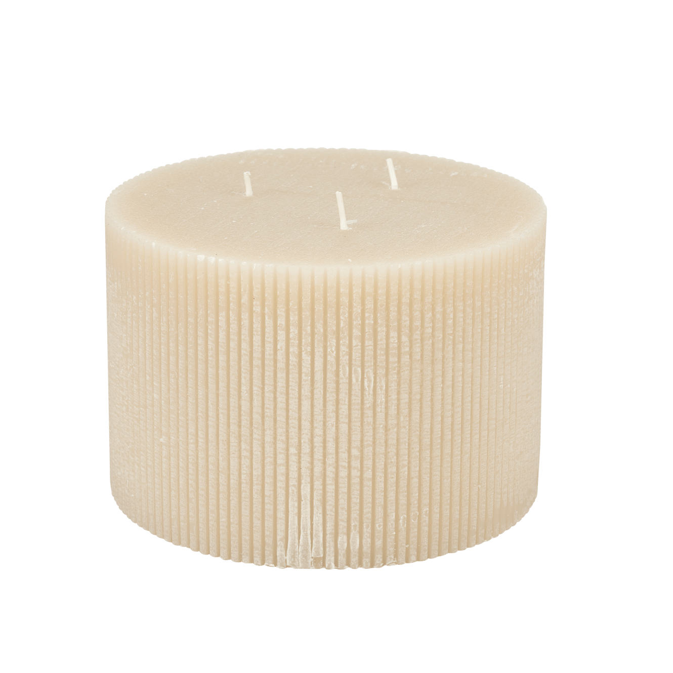 RUSTIC Rib bougie beige