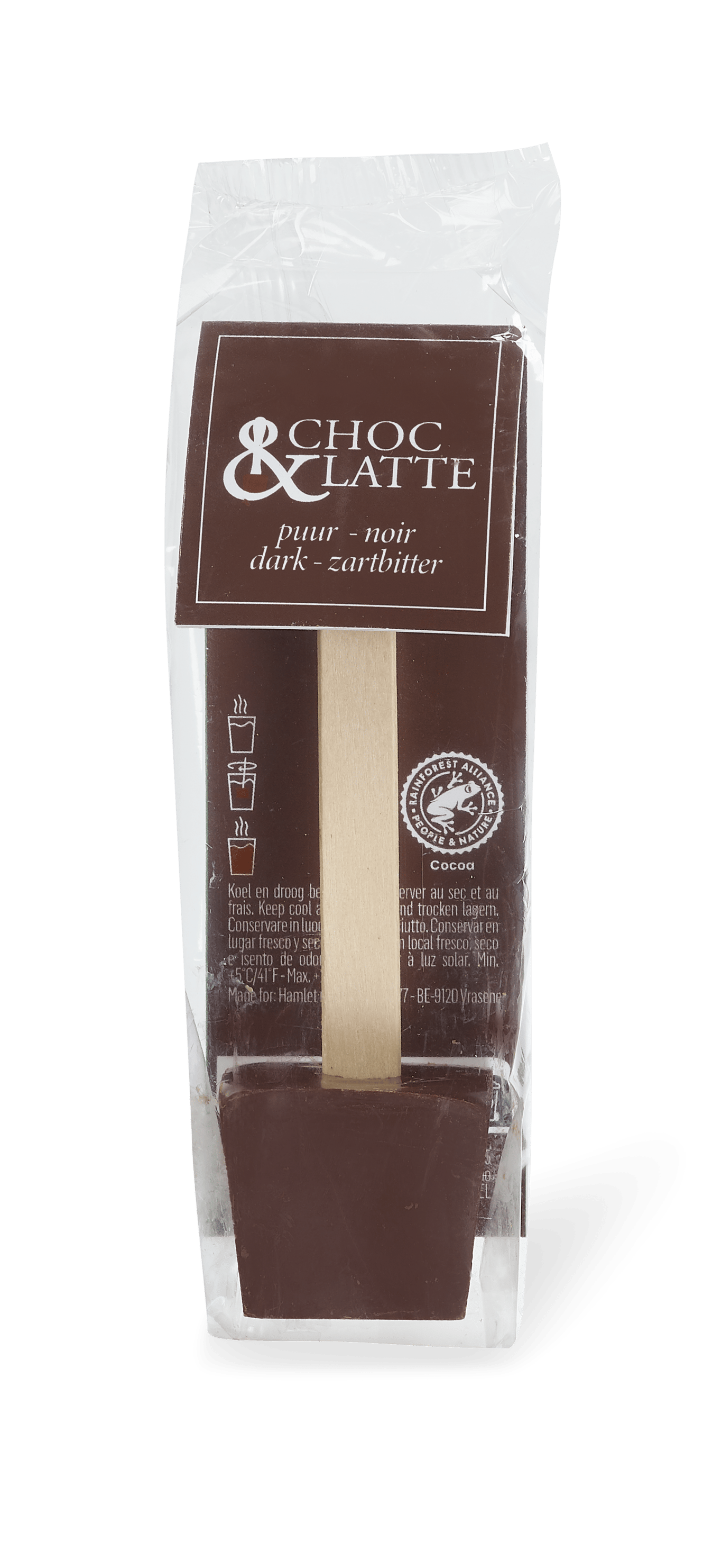 CHOC & LATTE Stick chocolat brun foncé