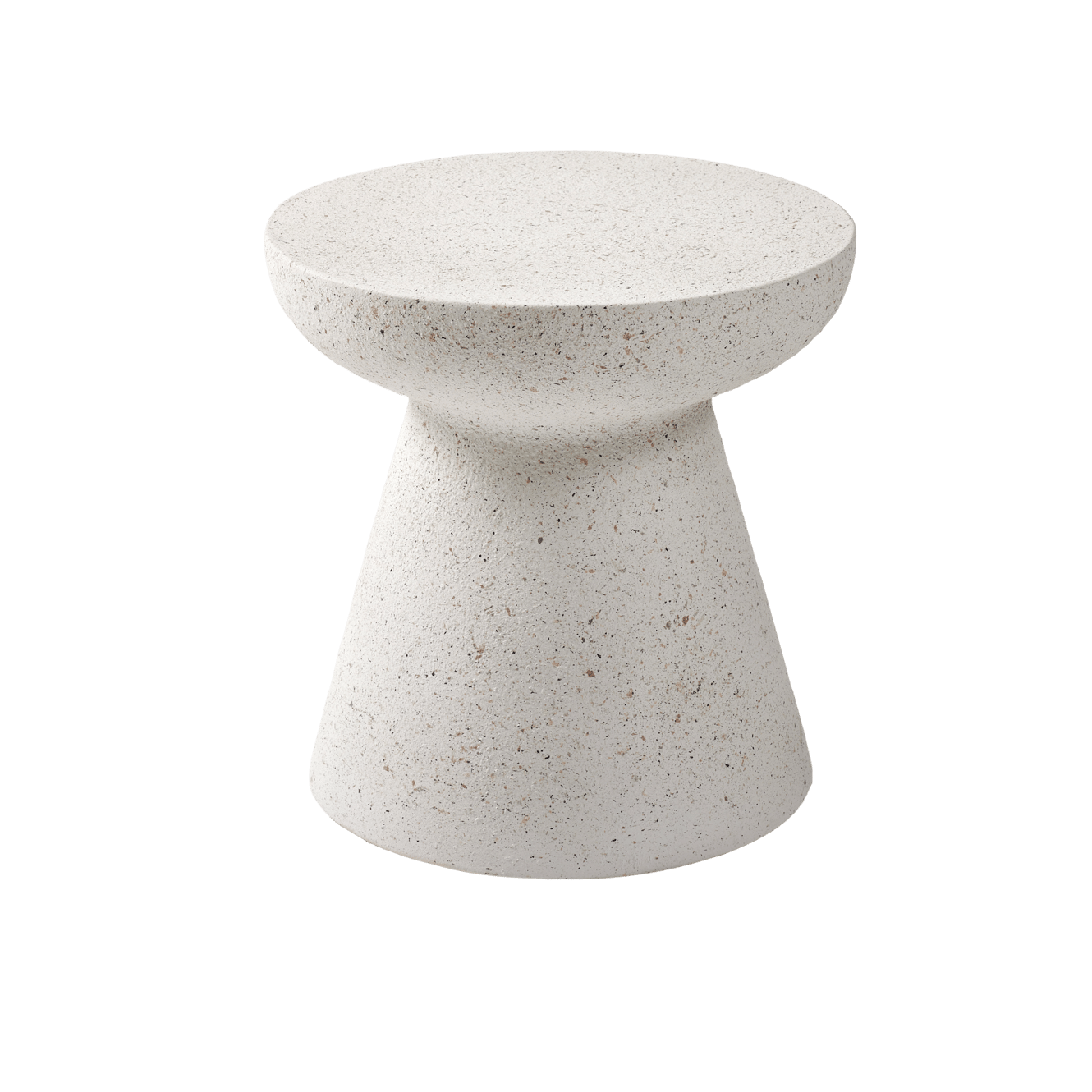 MAGNUS Table d'appoint blanc