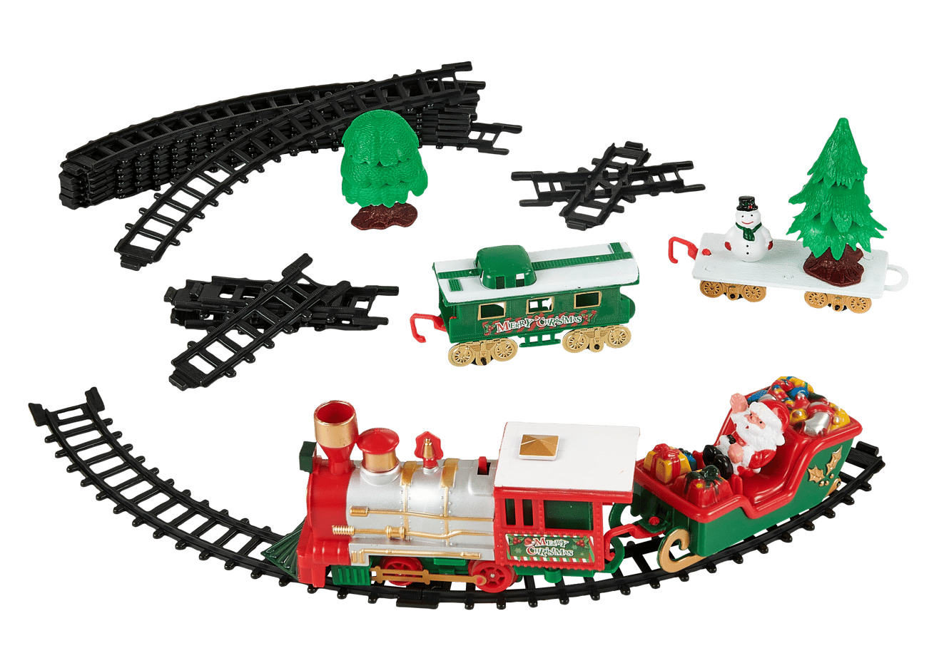 XMAS EXPRESS Treinset small multicolor