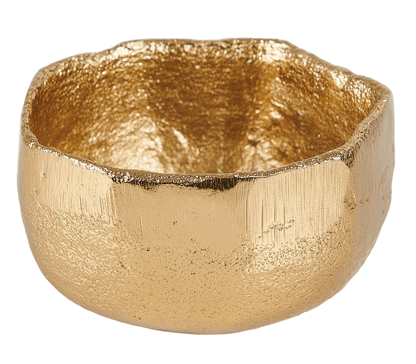 ERBA Soporte para vela pequeña dorado