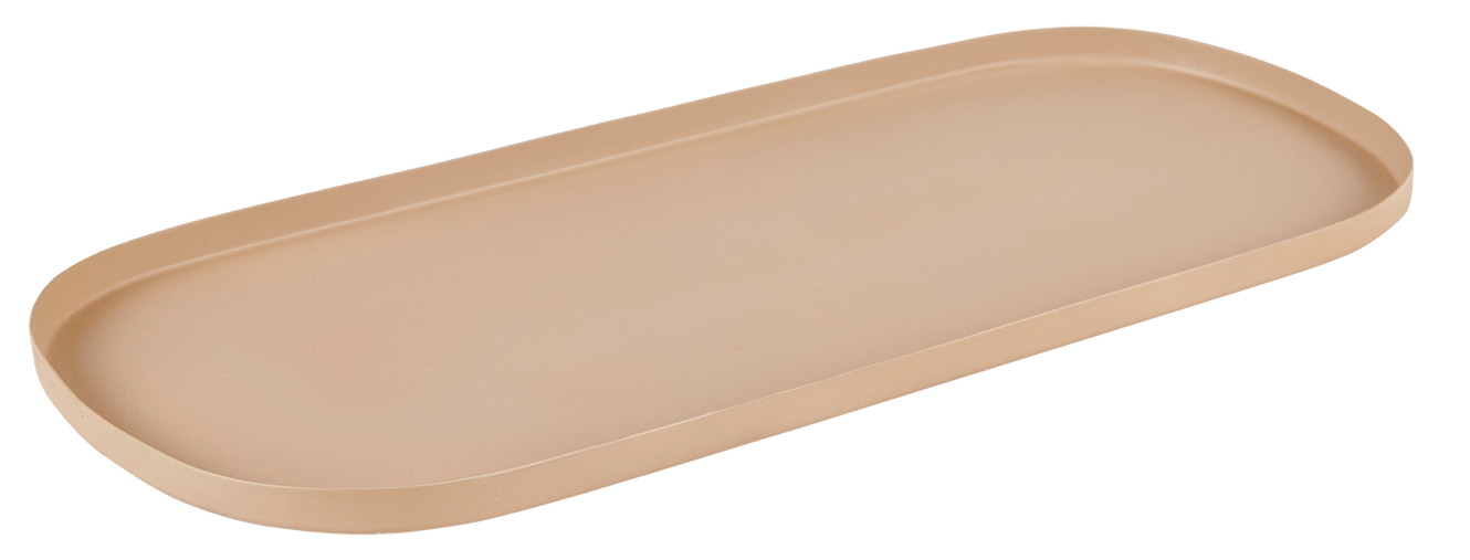 MILA  Plat de présentation beige