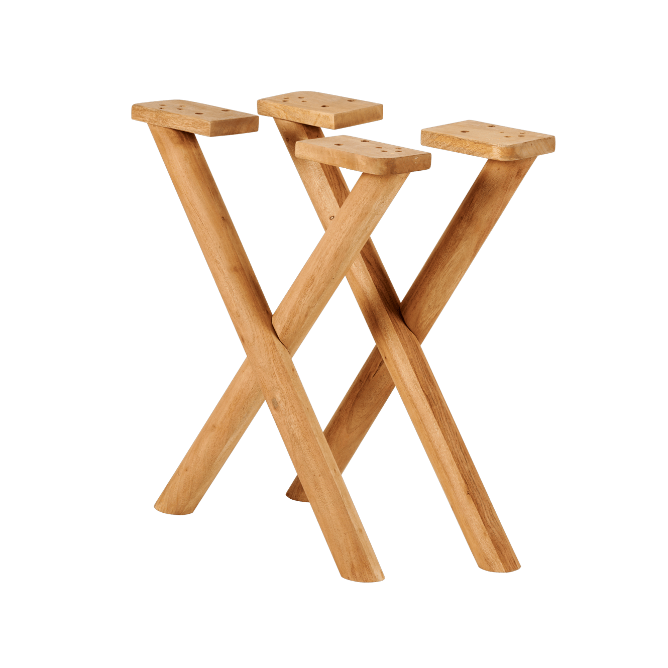 ACACIA Pieds de table X set de 2 naturel