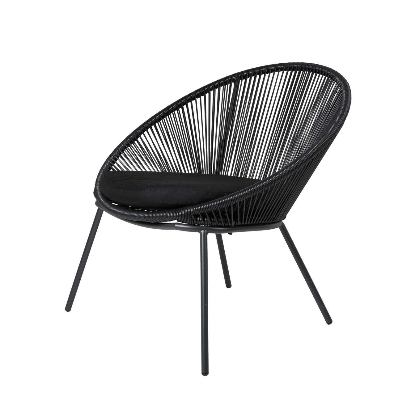 PAPAYO Chaise lounge noir