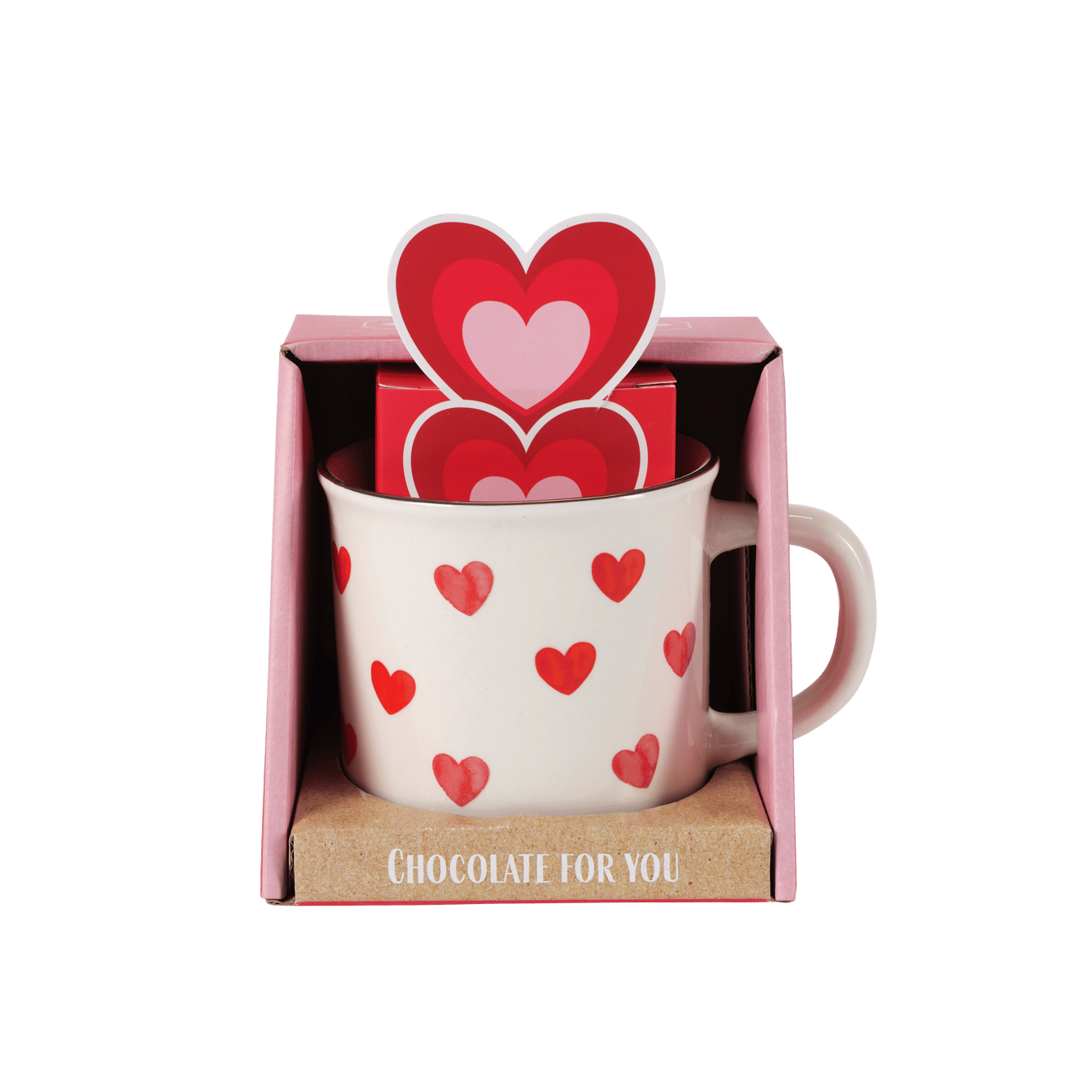 LOVELY Cadeauset wit, rood