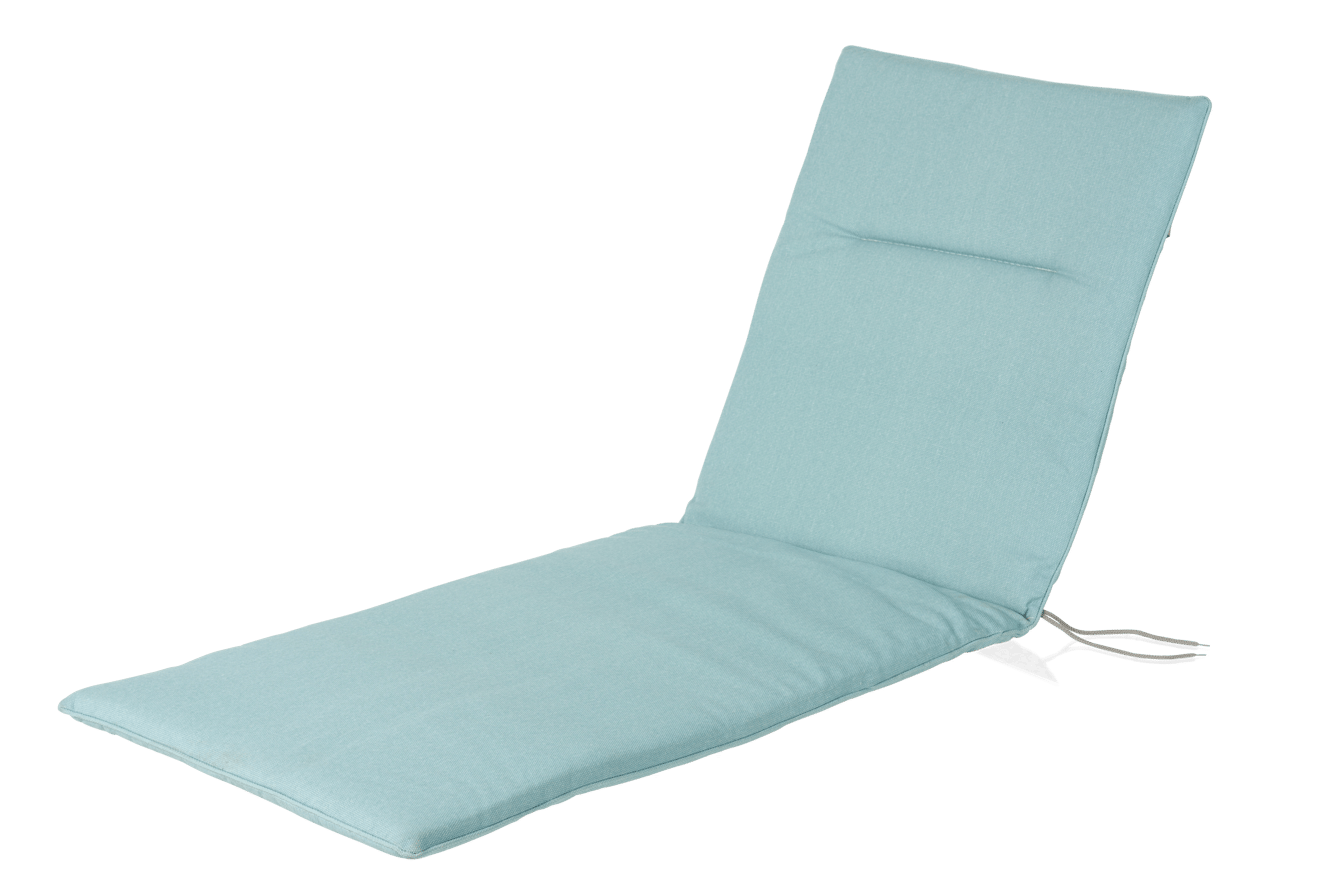 ISLAND ECO Coussin de jardin chaise longue aqua