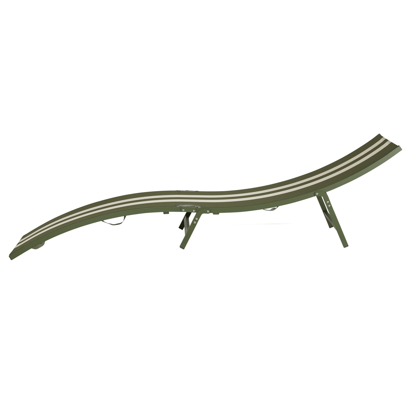 SILVES chaise longue kaki