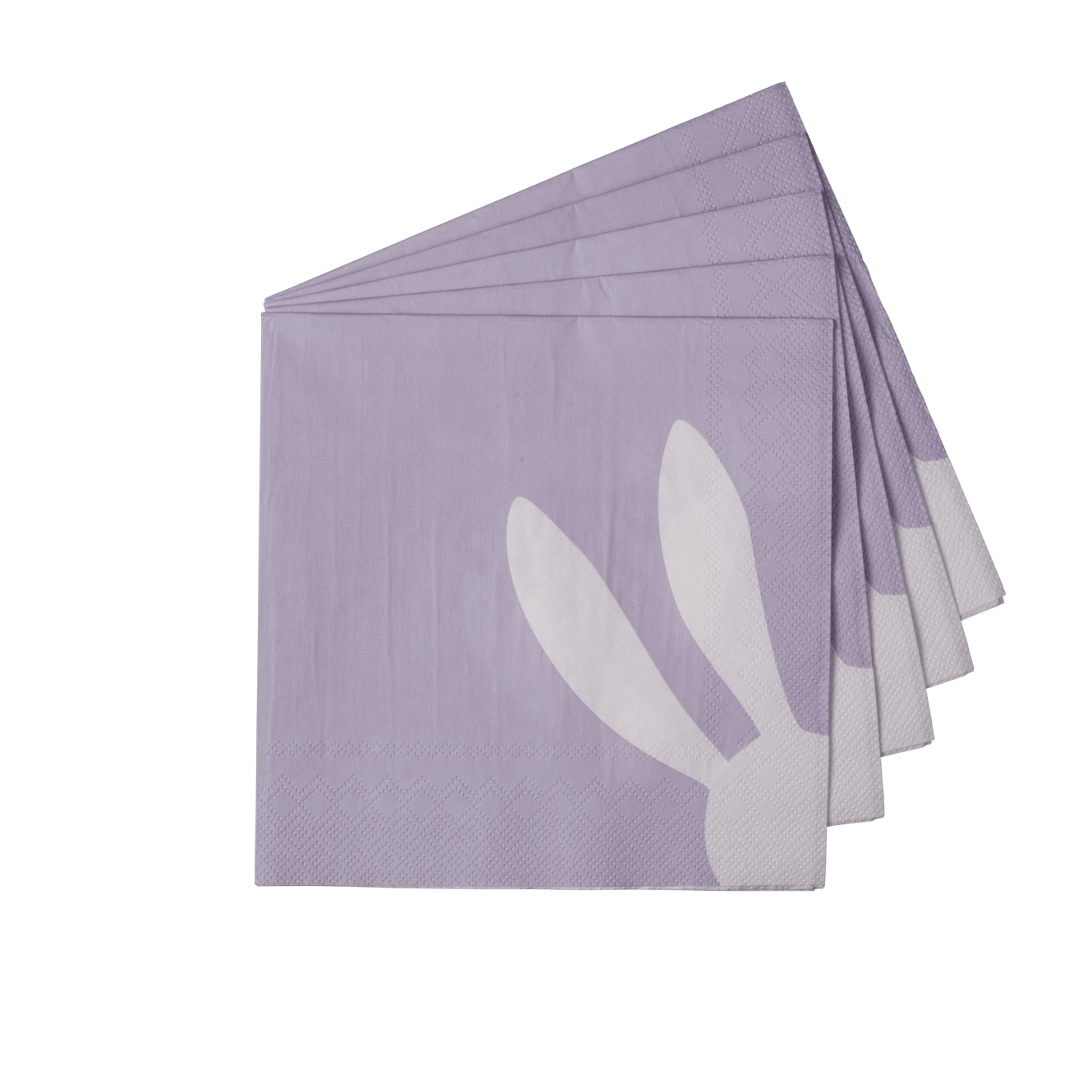 BUNNY Set 20 Servietten Violett