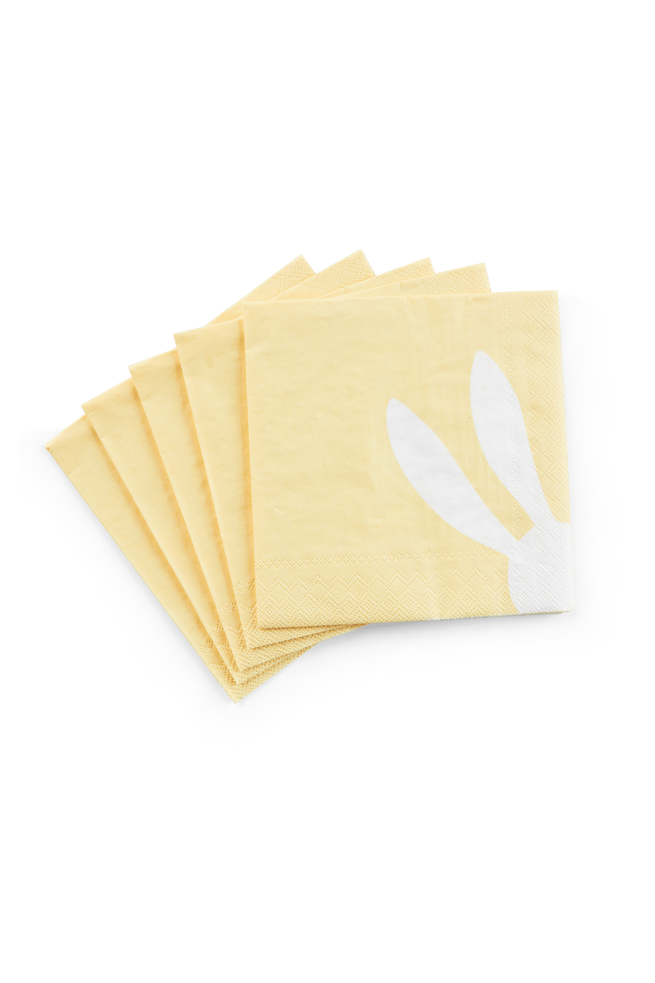 BUNNY Set 20 Servietten Gelb