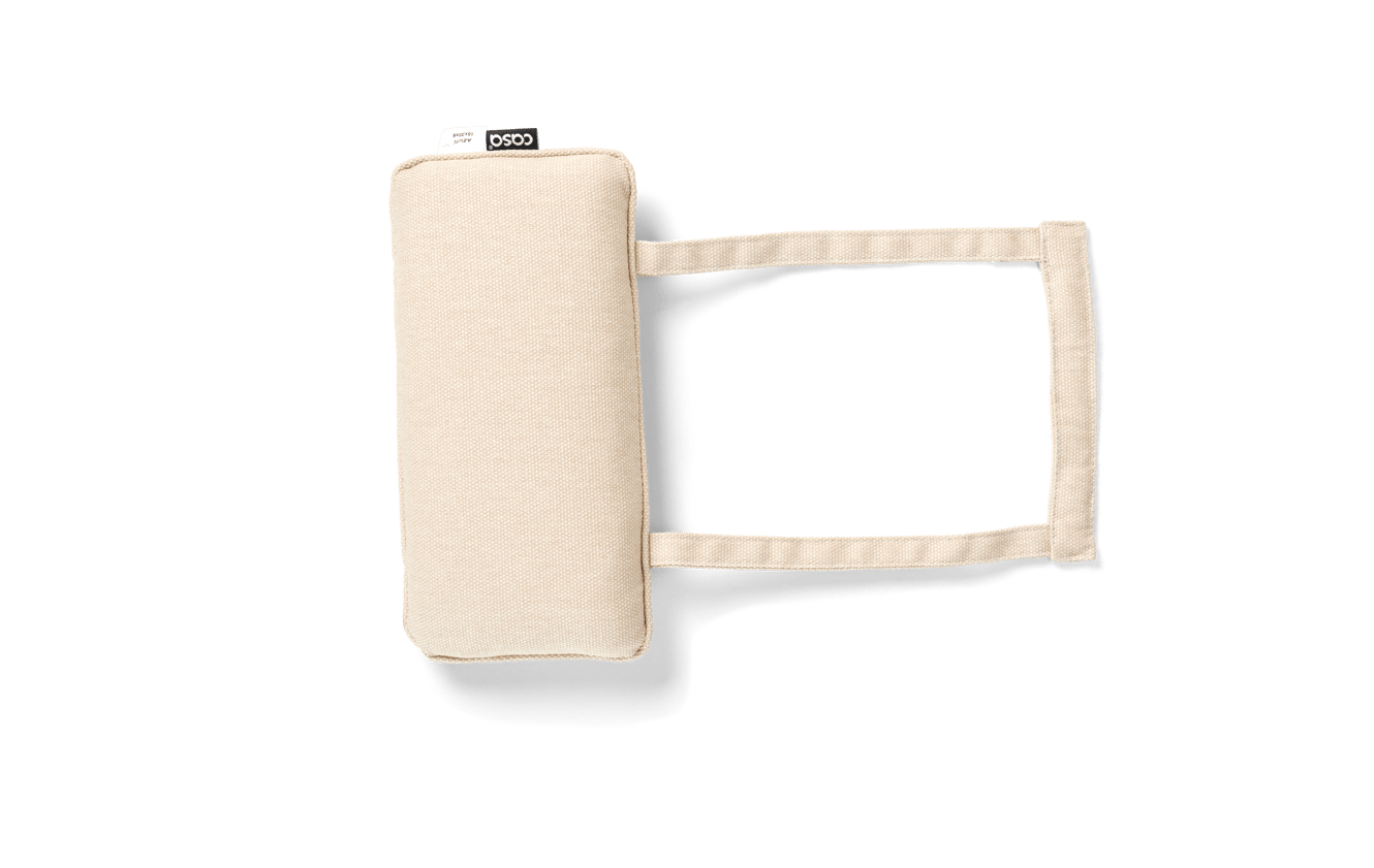 ISLAND ECO Coussin de jardin repose-tête beige