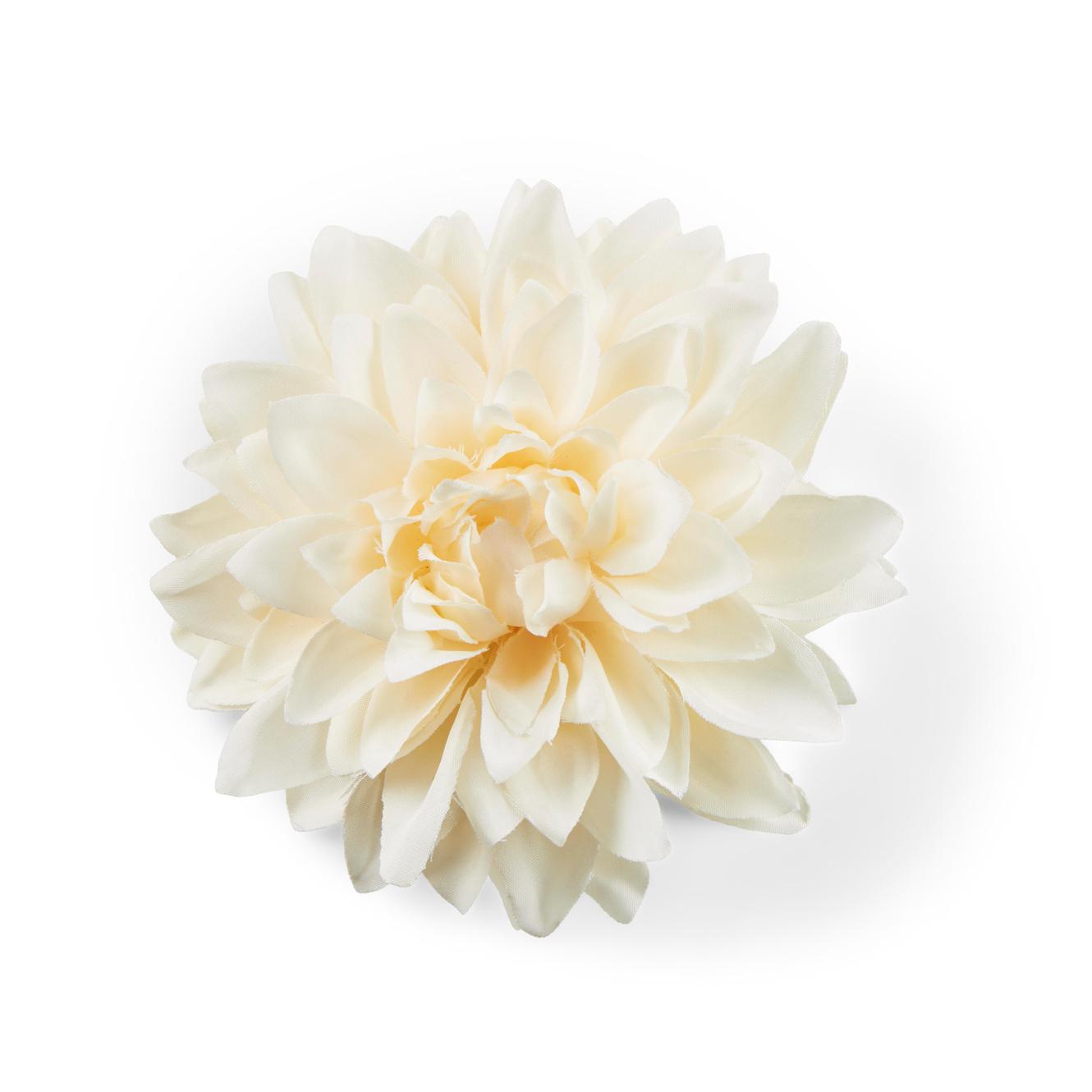 DAHLIA Fleurs artificielles crème