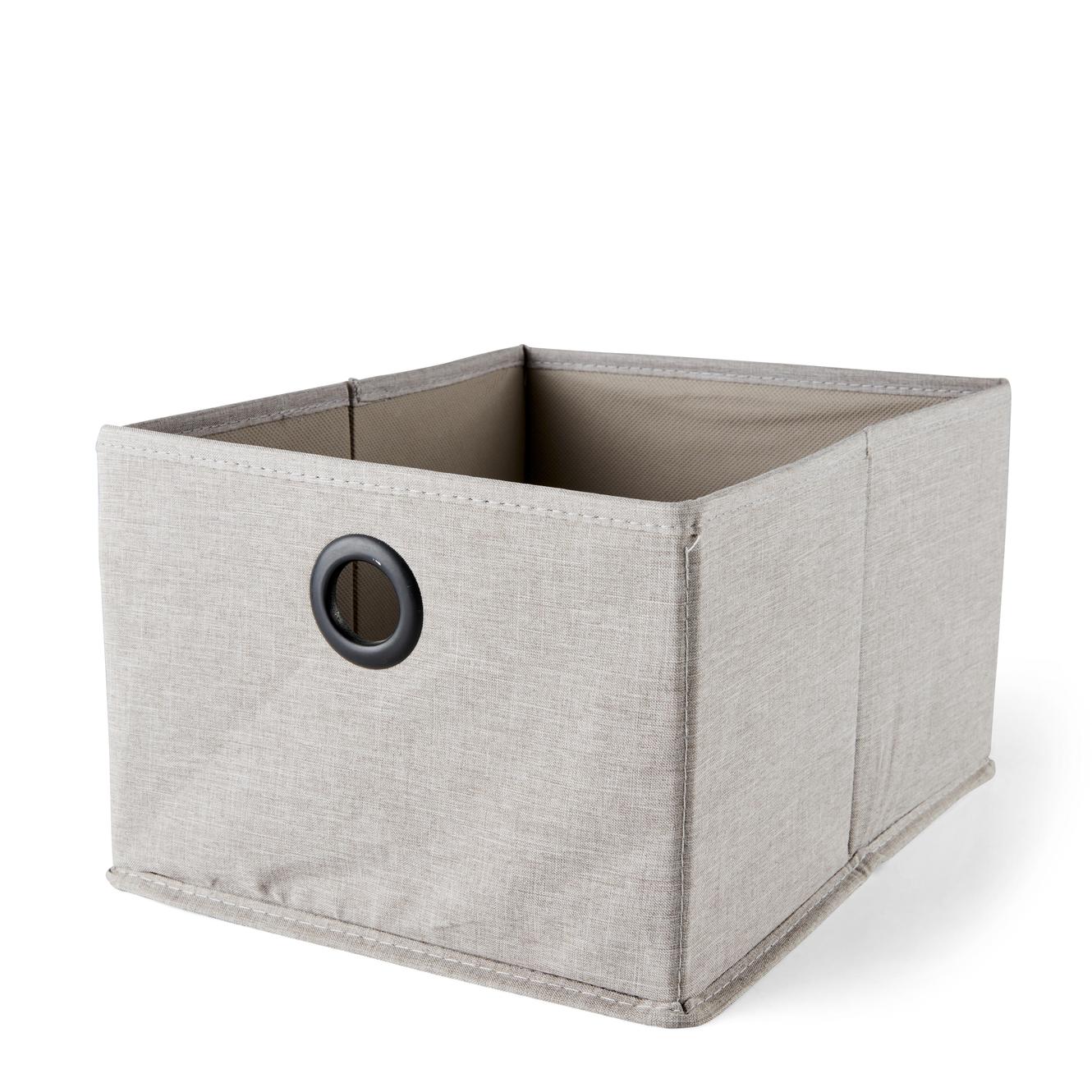 LINOLUX  Panier de rangement gris clair