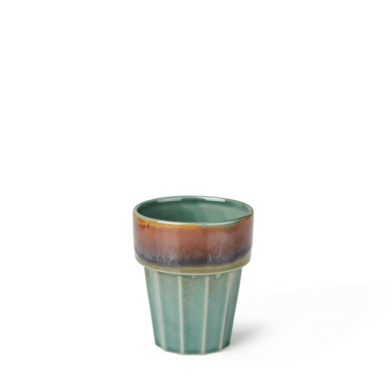 BLEND GREEN Tazza 28 CL verde - set da 4 