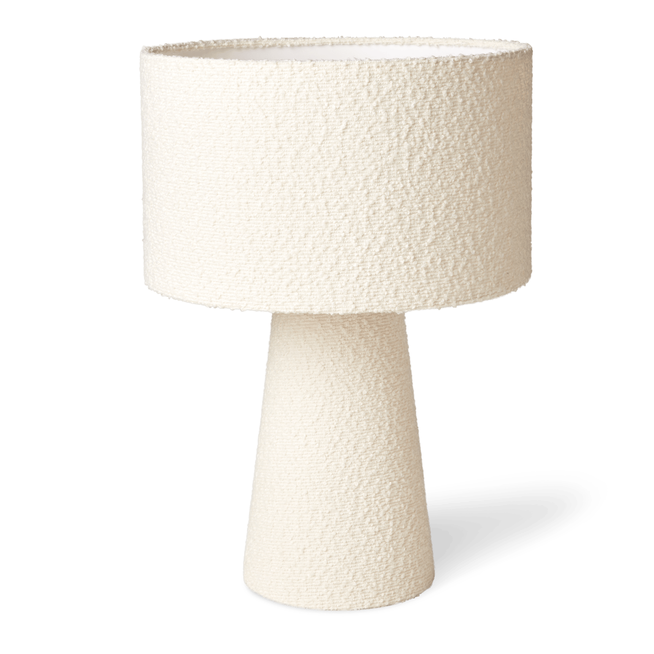 BOUCLE LUME Candeeiro de mesa branco