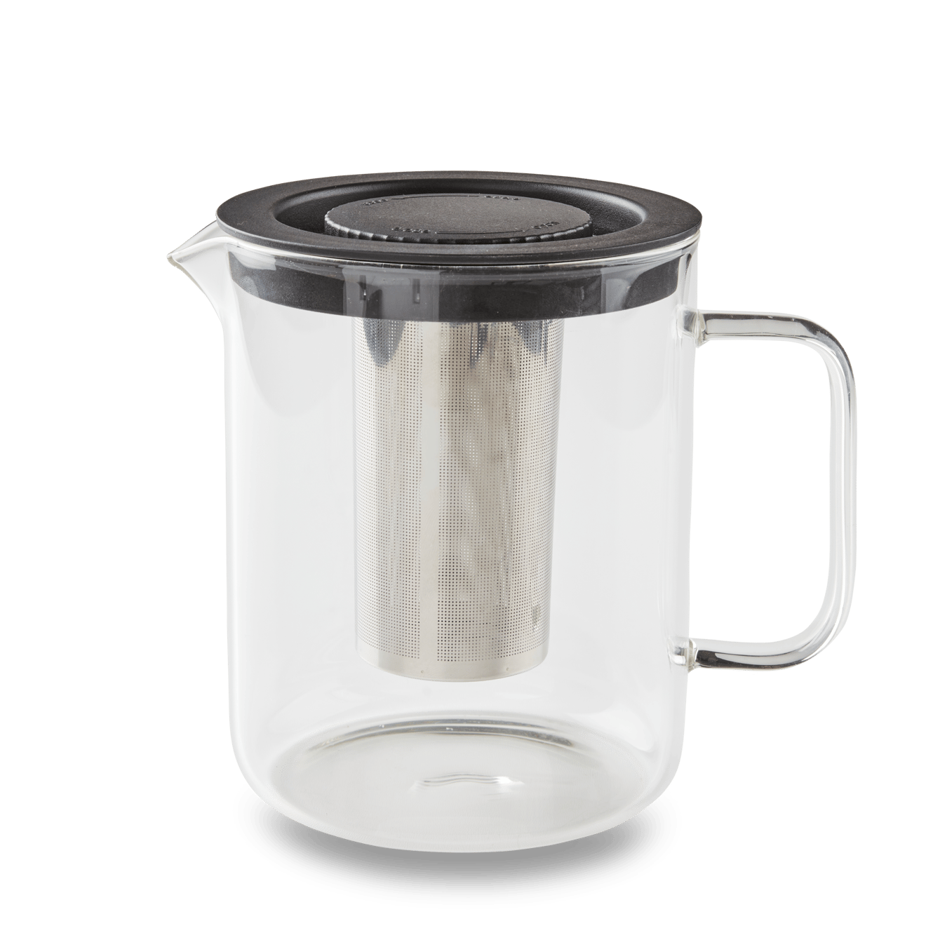 CHAI  Theepot 1,5 l zwart, transparant