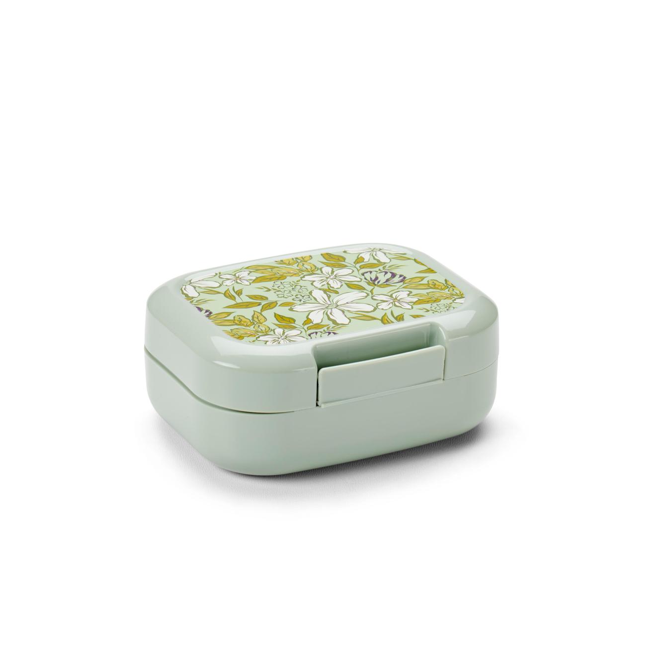 FRESHMOOD Contenitore x snack con clip seafoam + stampa Loulou sea foam