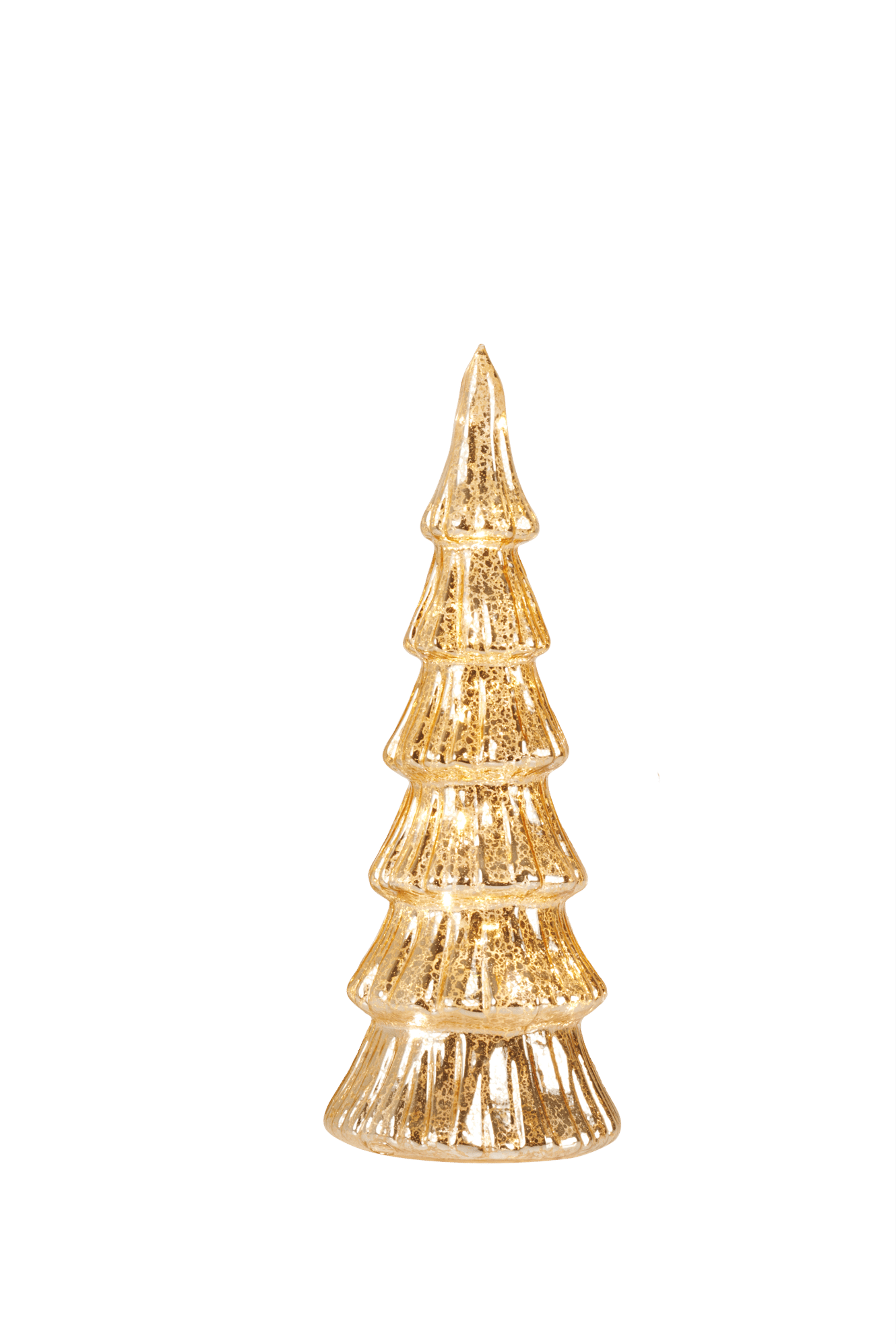 TILLIE Sapin décoratif avec 12 leds doré