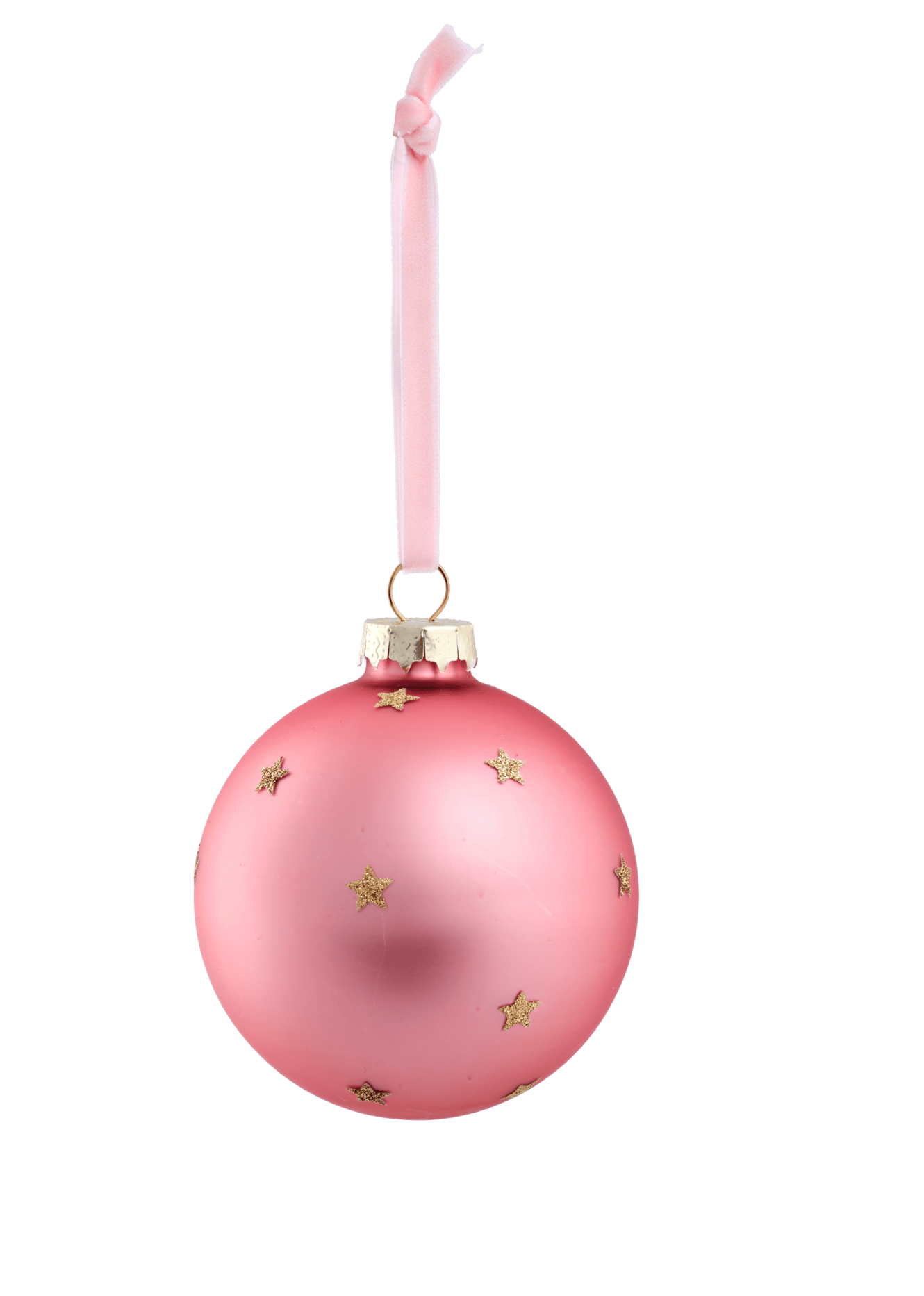 STARRY Bola de natal rosa pêssego