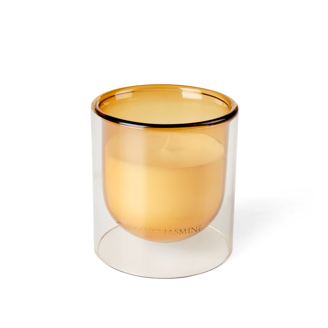 OMBRE Verre avec bougie parfumée jaune