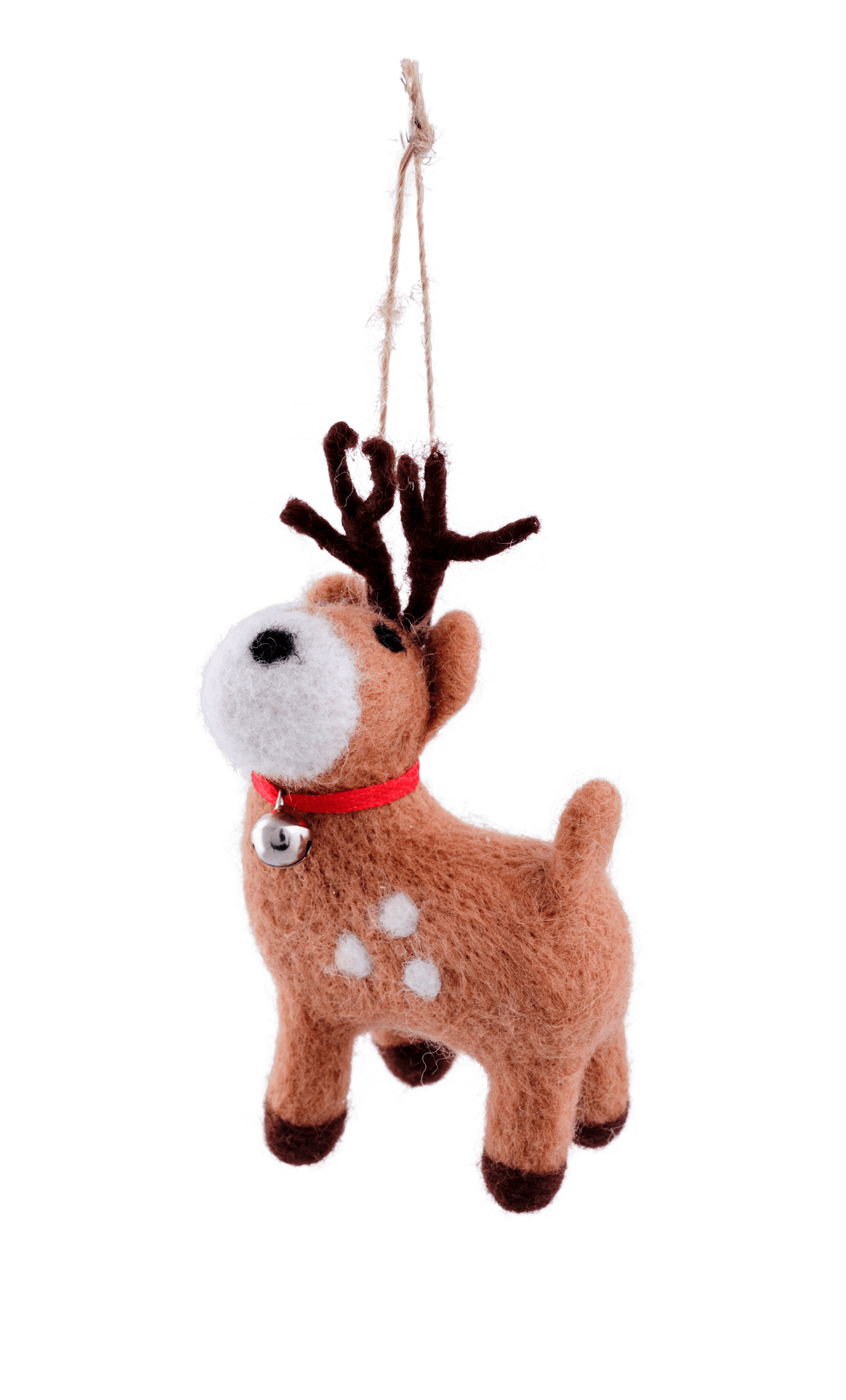 RUDOLPH Decorazione sospesa marrone